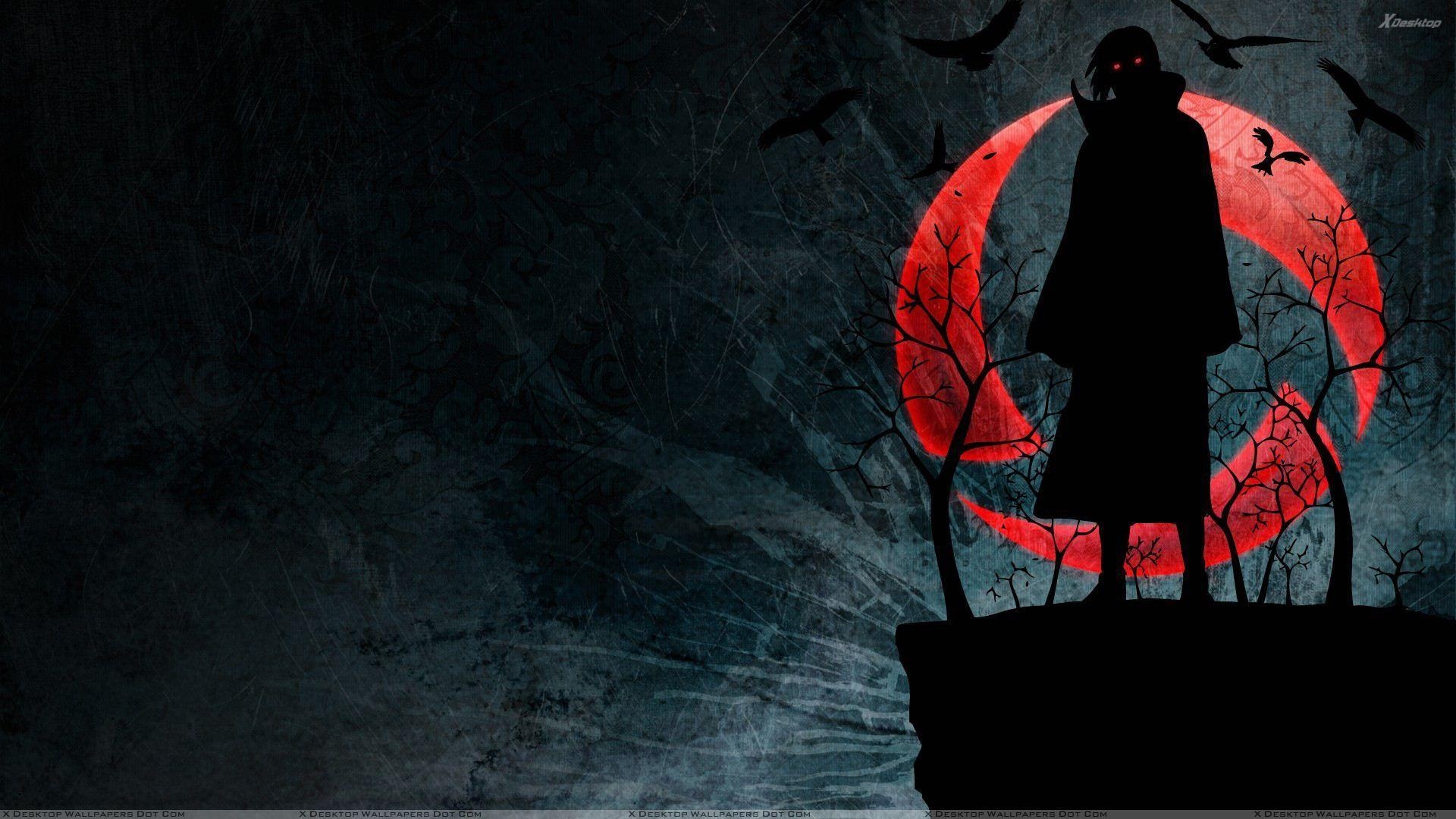 1920x1080 red shadow wallpaper uchiha, Itachi, Desktop