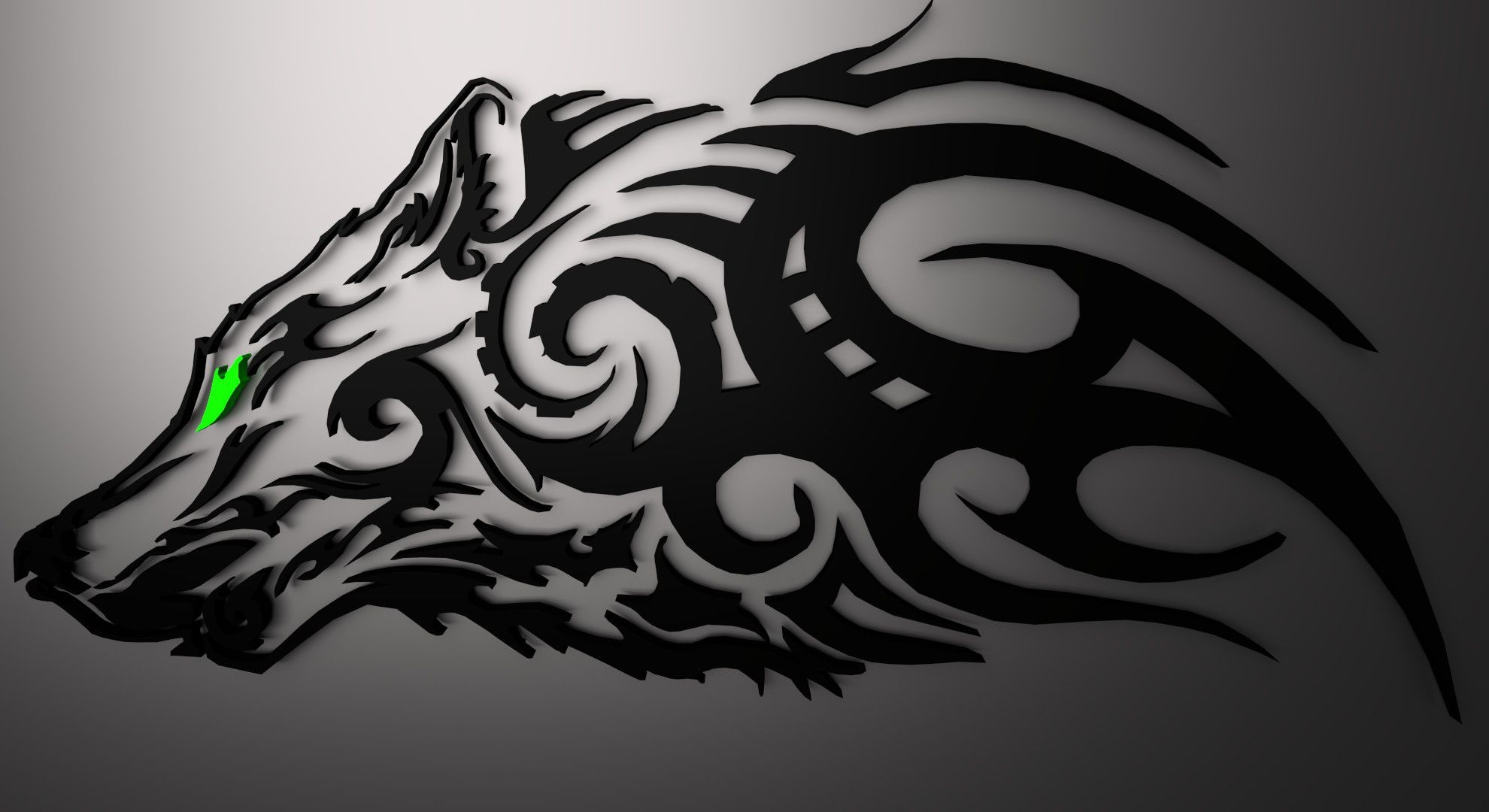 1980x1080 Tribal Wolf Wallpaper Free Tribal Wolf Background, Desktop