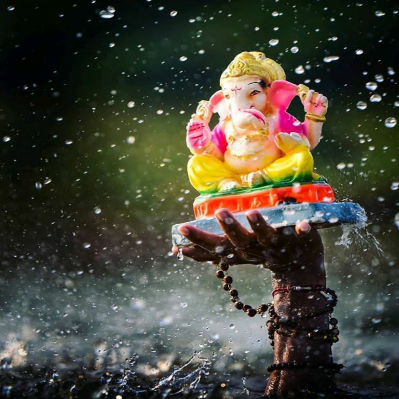 1280x1280 Ganpati Visarjan 2019 New HD Download, Phone