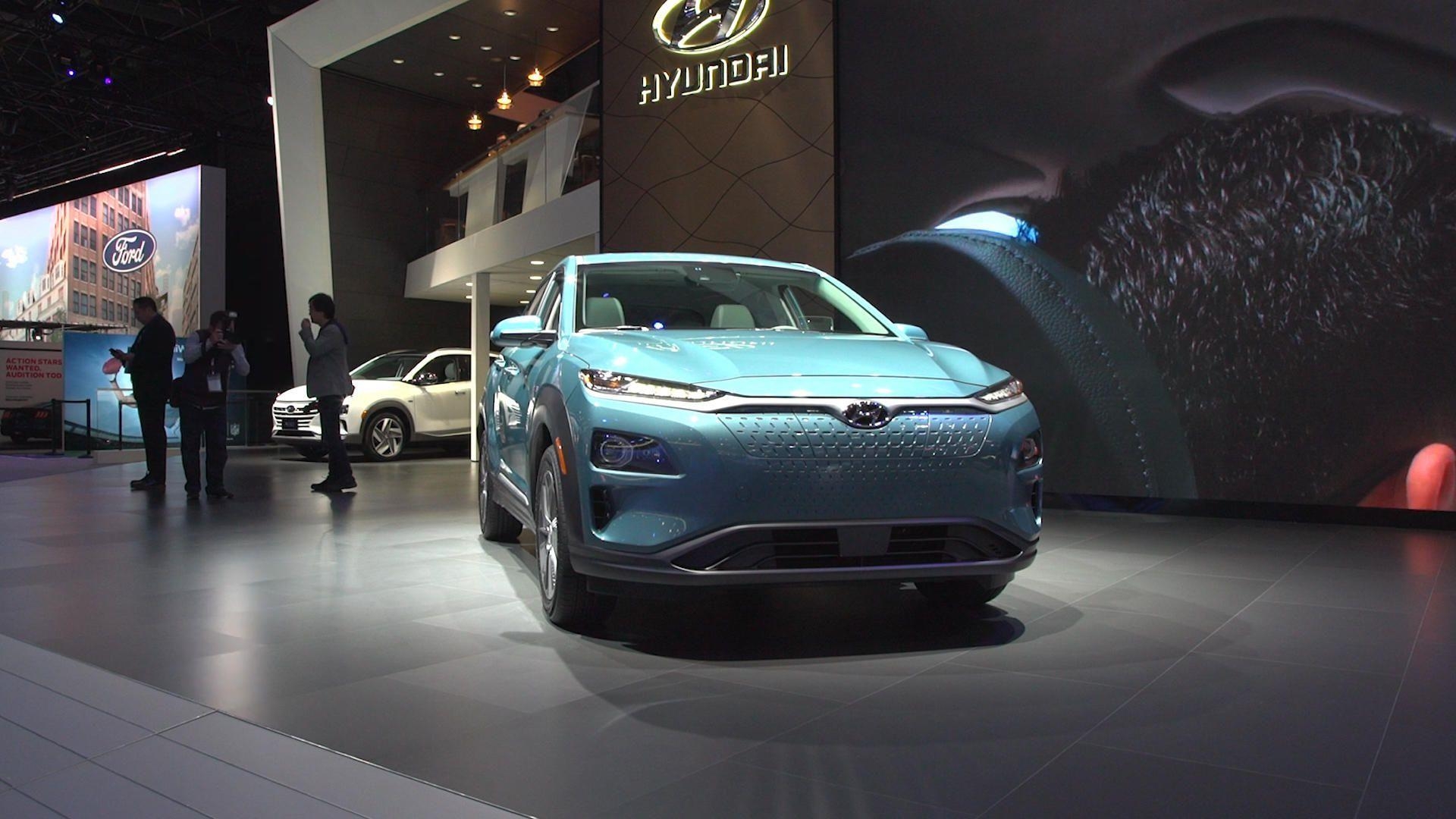 1920x1080 Hyundai's 250 Mile Kona Electric SUV Will Battle The Bolt Later, Desktop