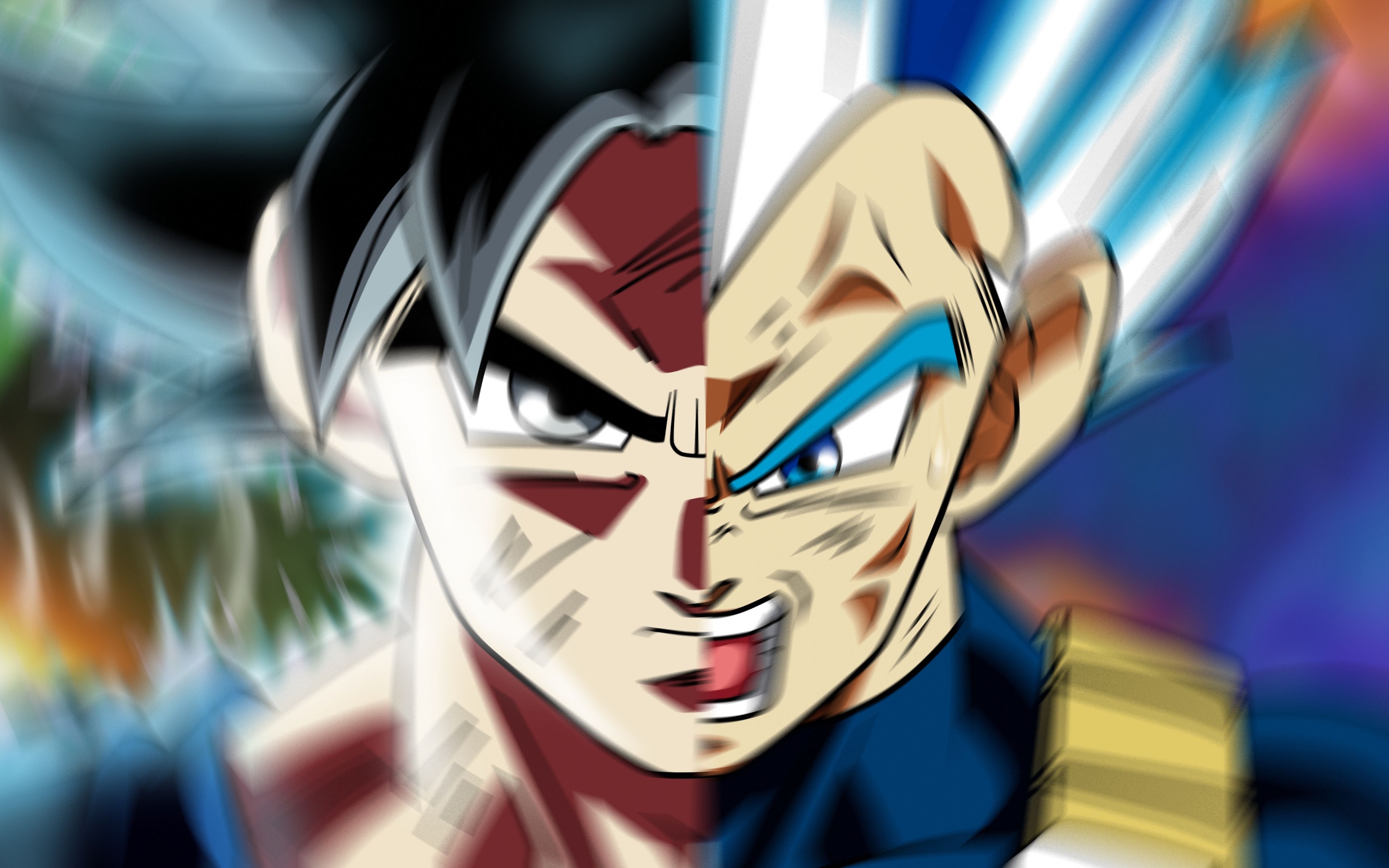 3840x2400 Download  wallpaper face off, goku and vegeta, dragon ball super, 4k, ultra HD 16: widescreen,  HD image, background, 3069, Desktop