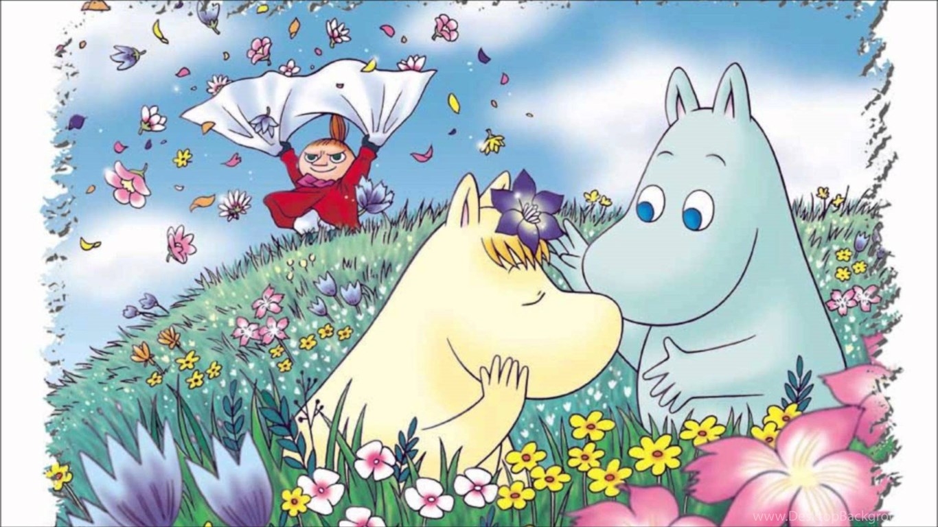 1370x770 Moomin Music 02 YouTube Desktop Background, Desktop