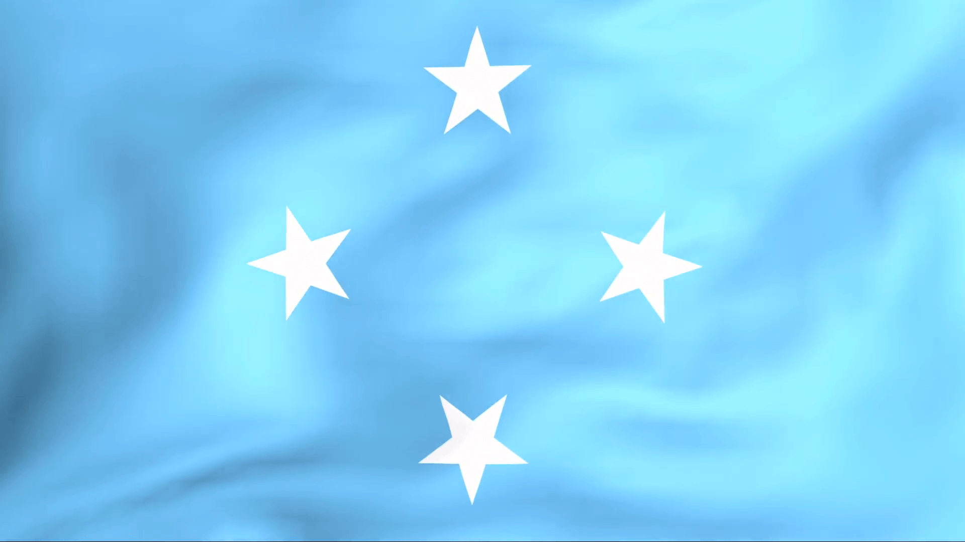 1920x1080 Developing the flag of Federated States of Micronesia Stock Video, Desktop