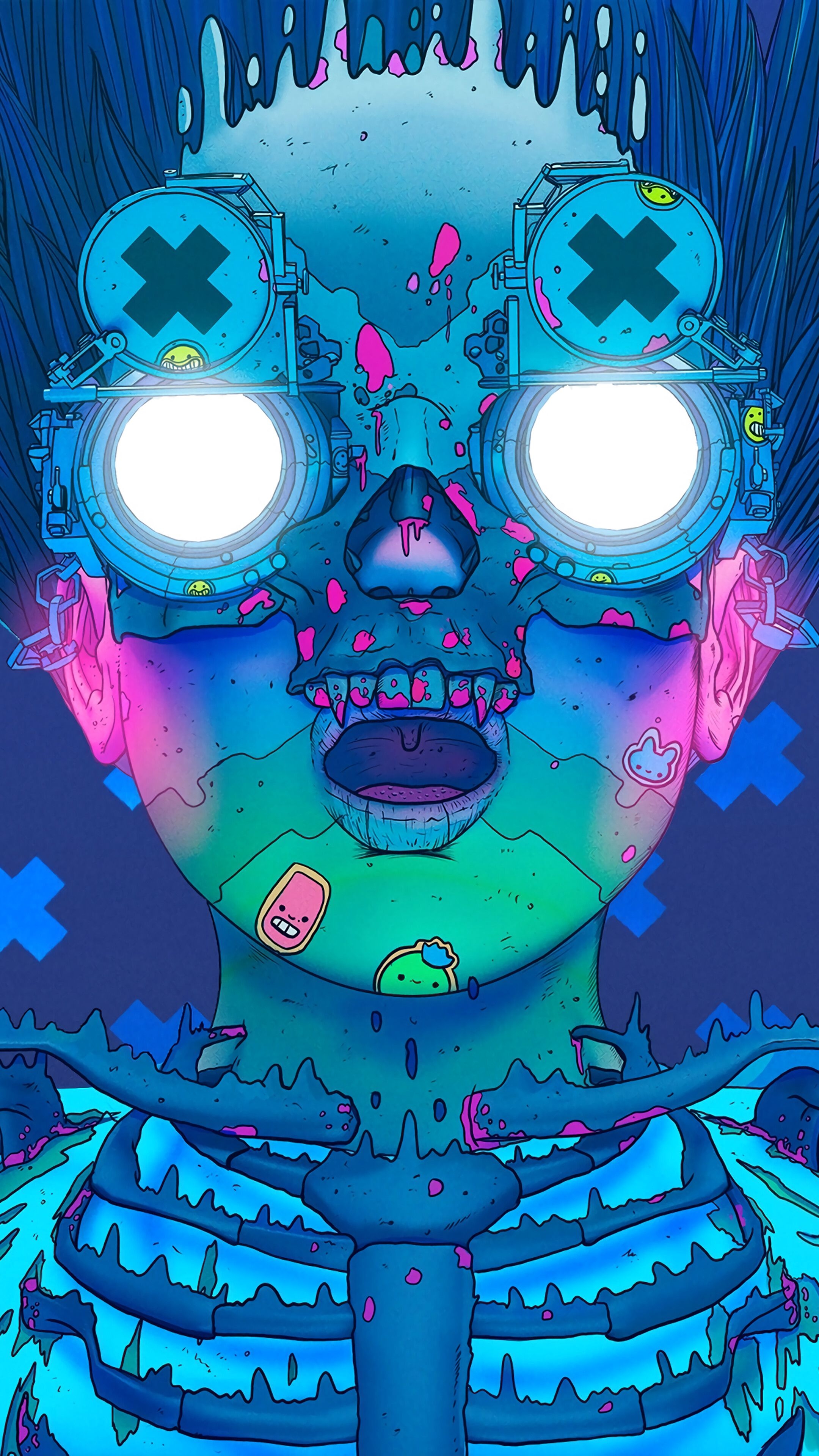 2160x3840 Creepy, Mask, Digital Art, 4K iPhone 6s, 6 HD Wallpaper, Image, Background, Photo and Picture. Mocah.org HD Wallpaper, Phone