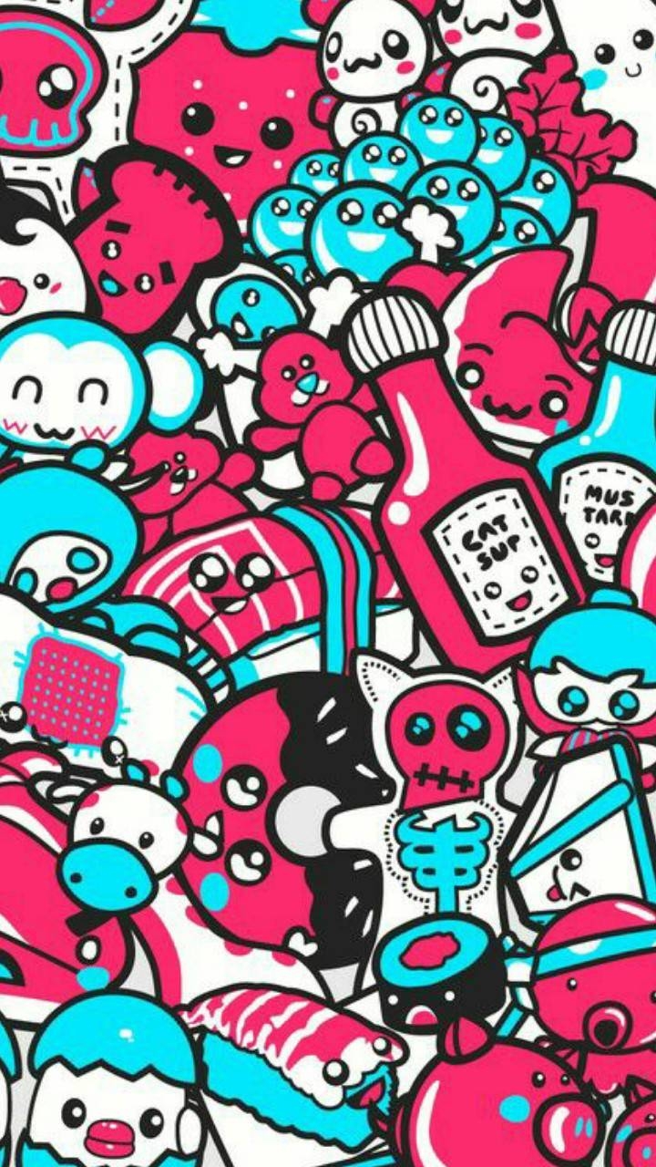 720x1280 Doodle Wallpaper Free Doodle Background, Phone