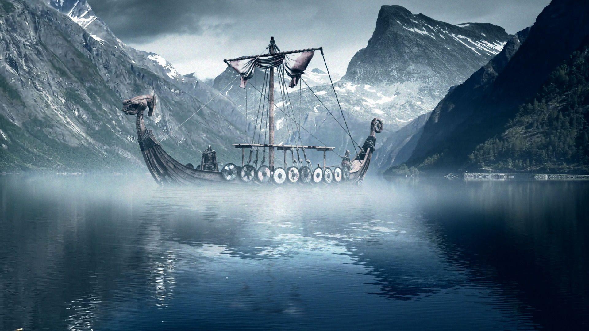 1920x1080 Viking Ship Wallpaper, Desktop