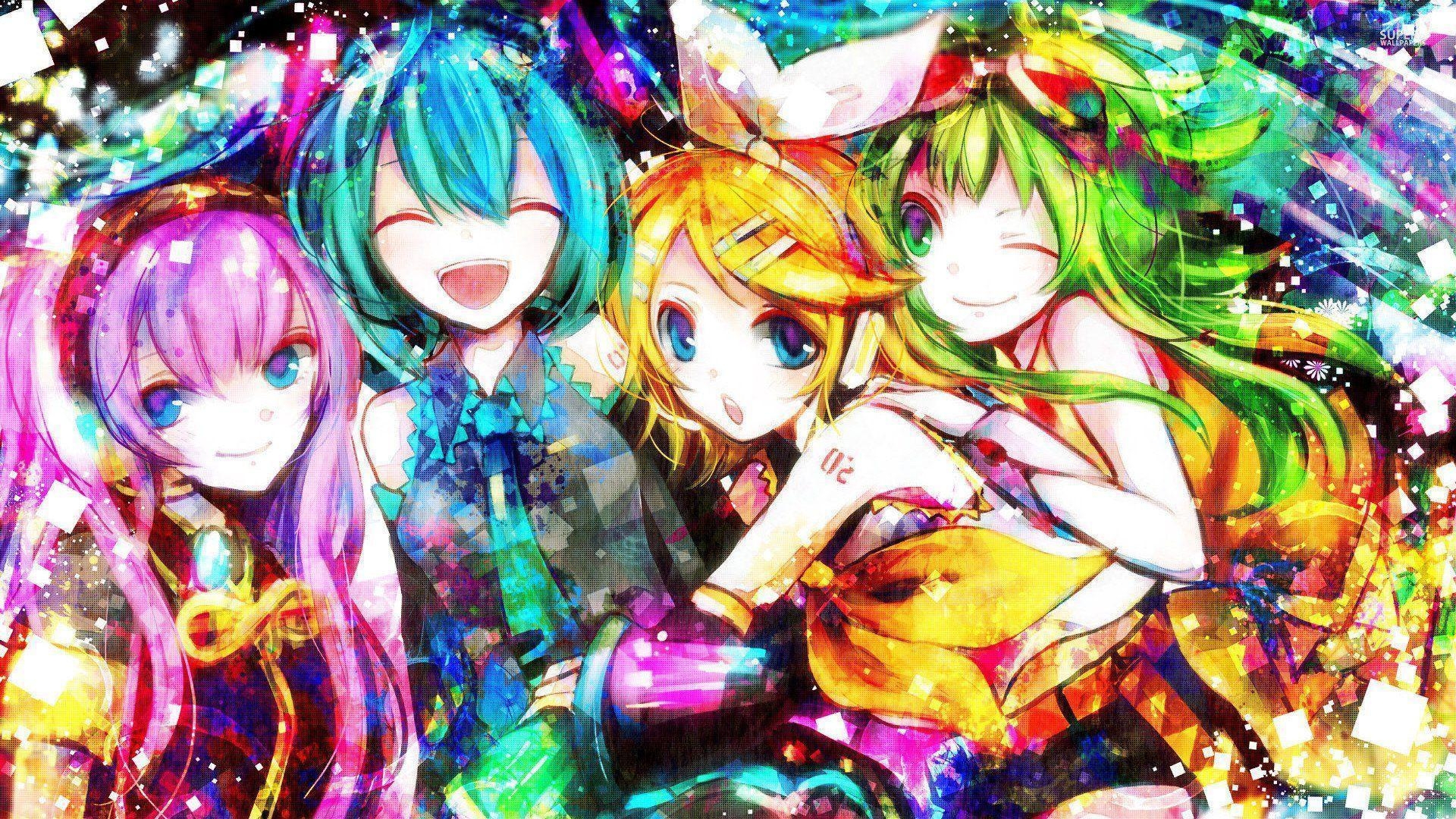 1920x1080 Vocaloid Luka Miku Rin and Gumi wallpaperx1080, Desktop