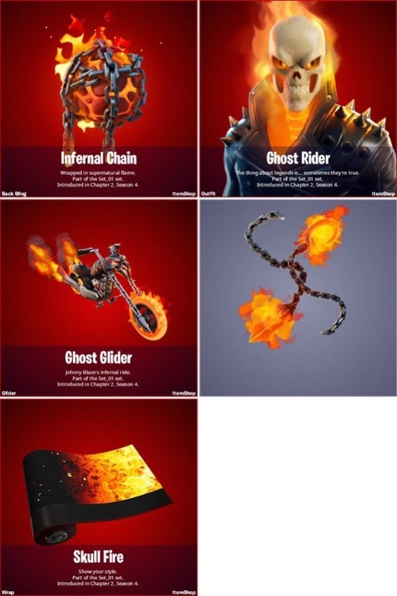 570x860 Ghost Rider Fortnite wallpaper, Phone