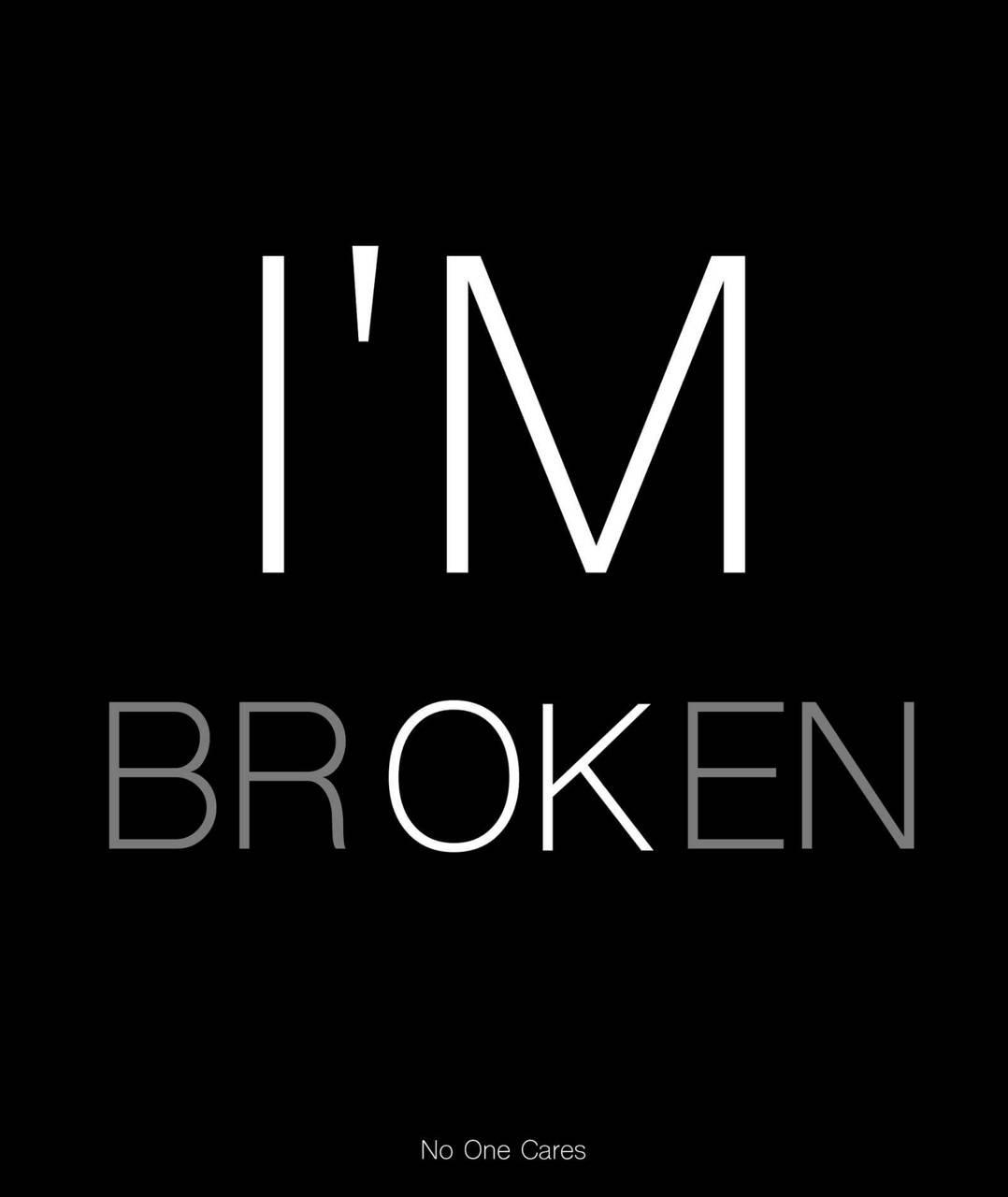 1080x1280 I am Ok Broken Wallpaper, Phone