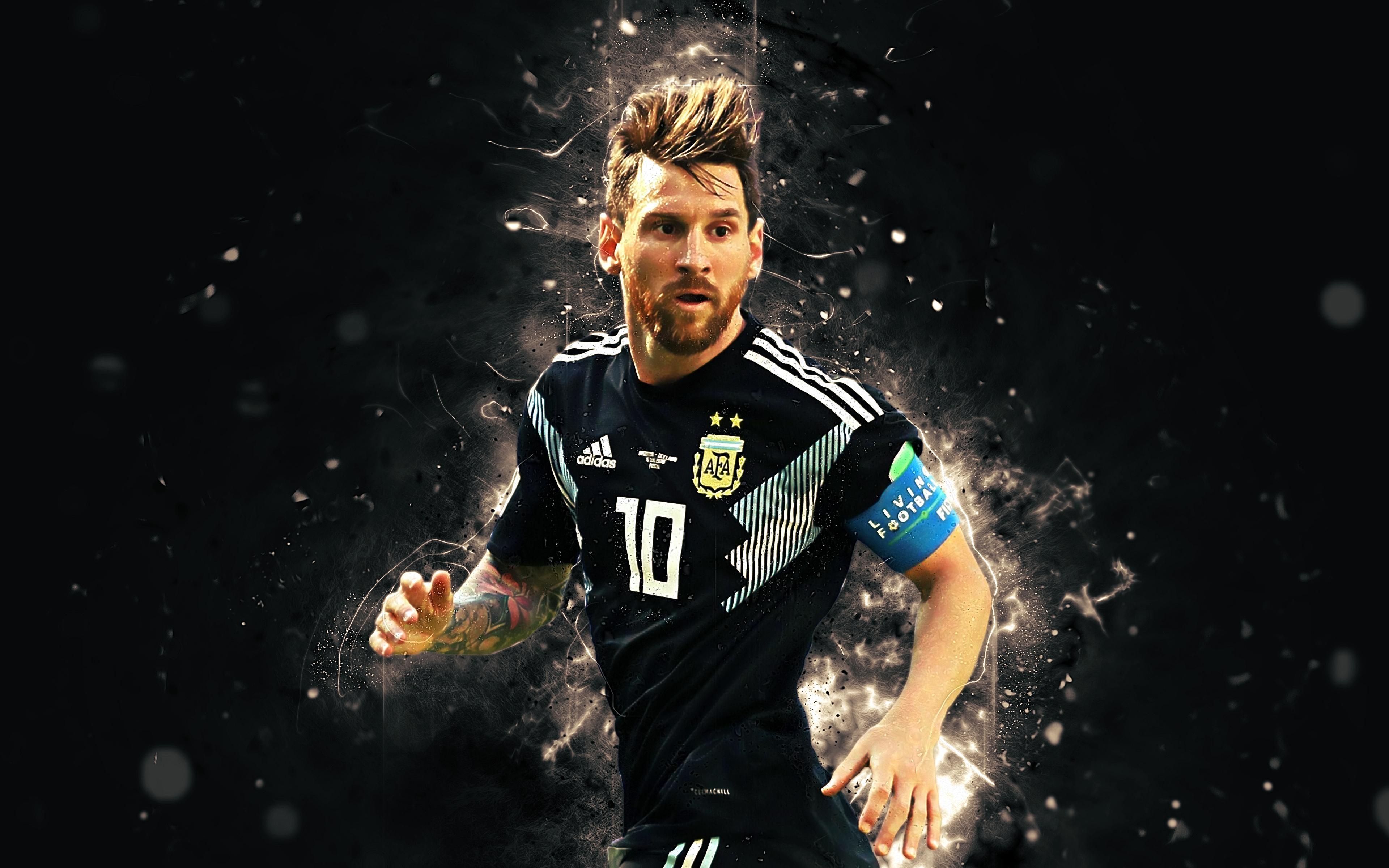 3840x2400 Lionel Messi 4k Ultra HD Wallpaper. Background Image, Desktop