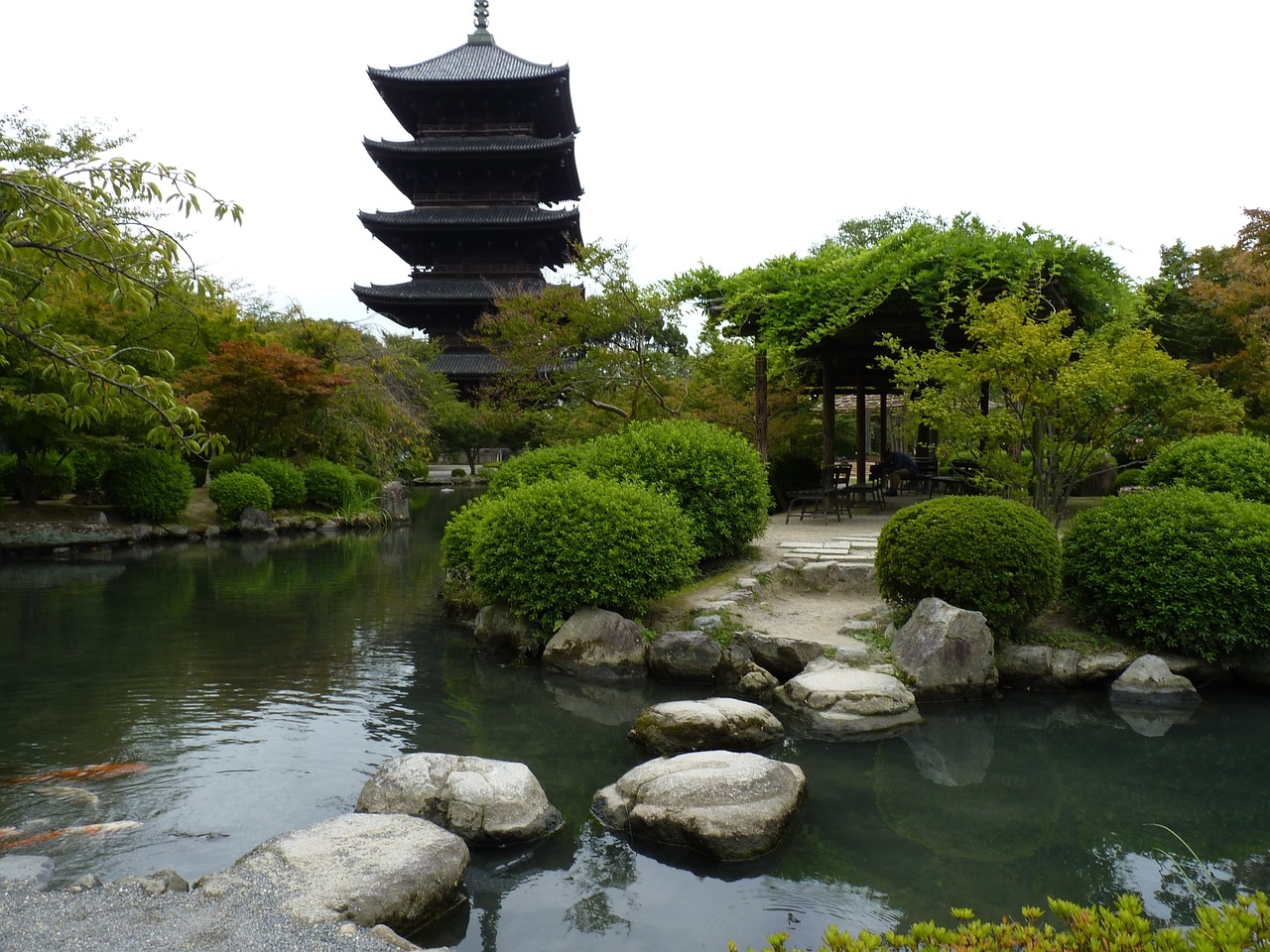 1280x960 Japanese Temple & Temple Image, Desktop