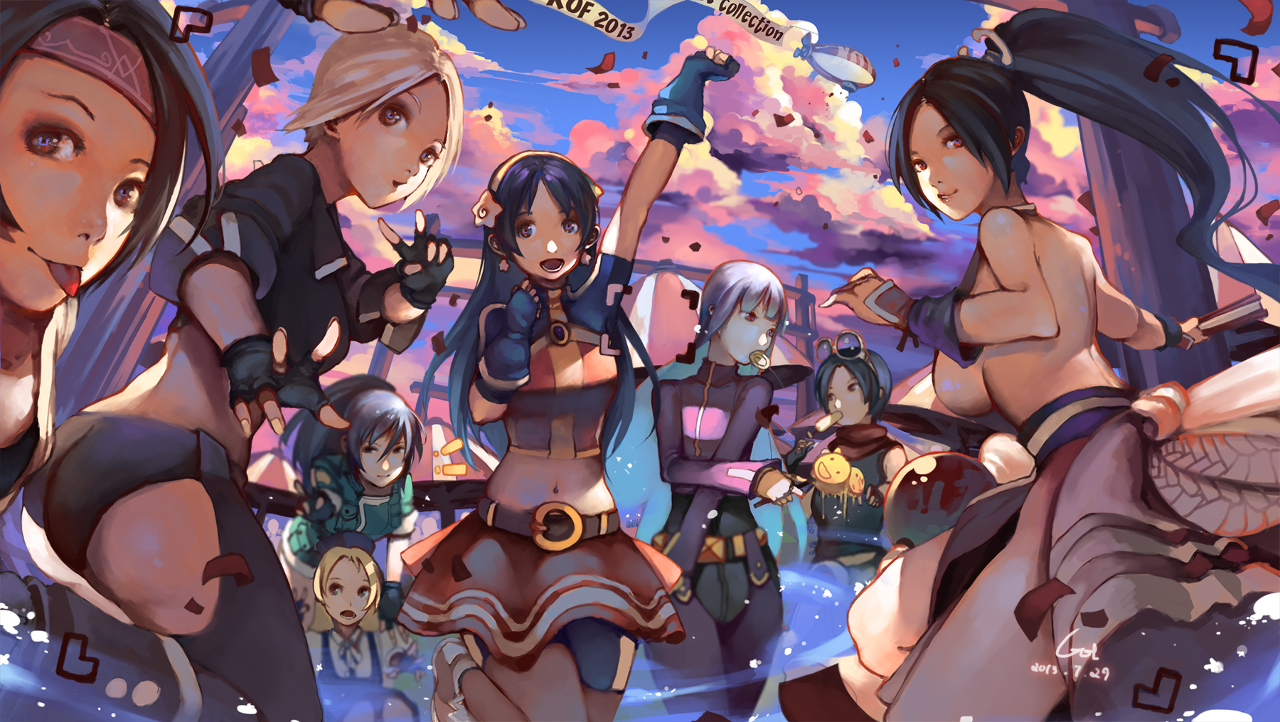 1800x1020 KoF Fan Art by CottonTan. The King of Fighters, Desktop