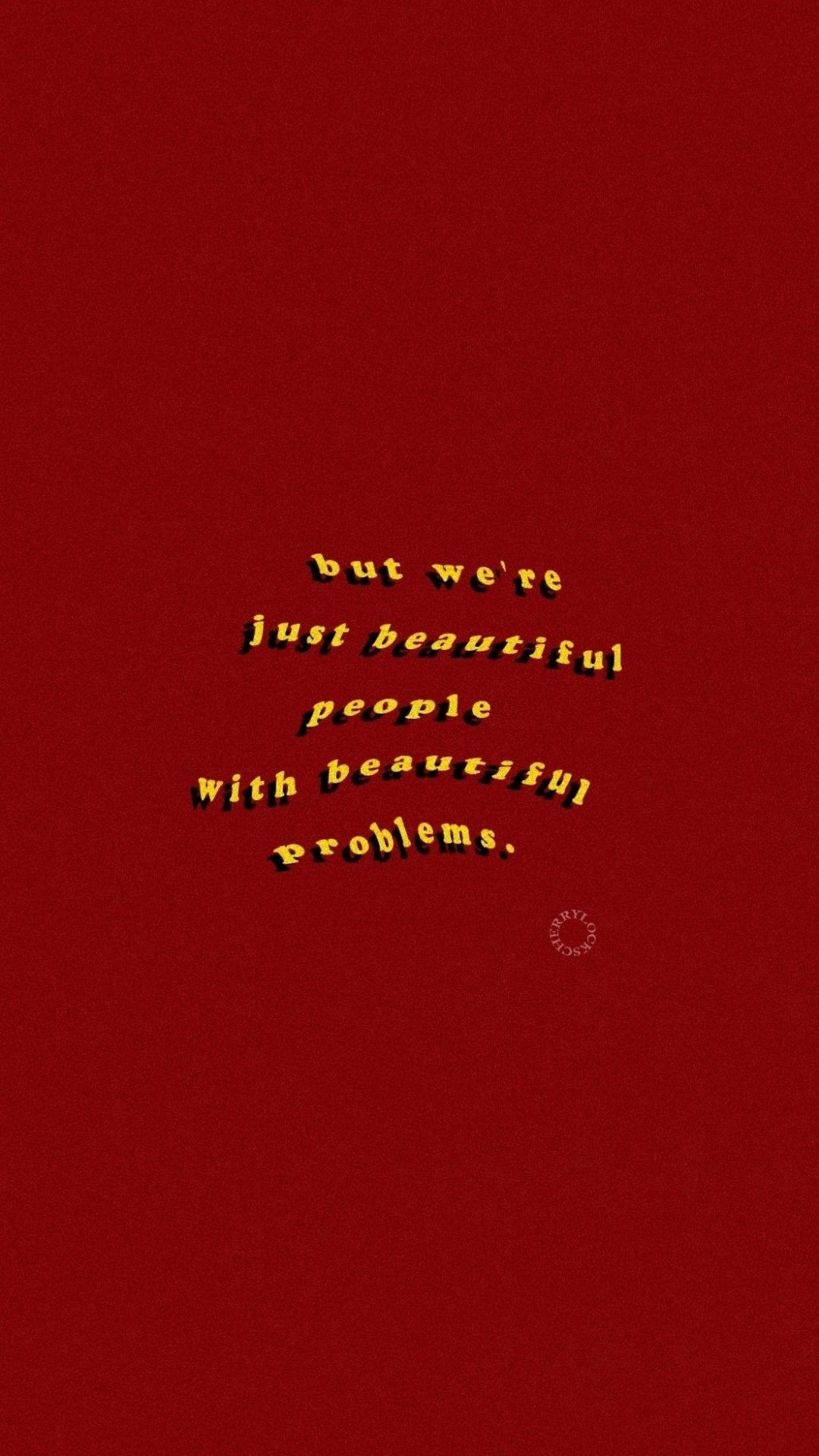 1080x1920 Free download Lockscreen Red aesthetic Words to live, Phone