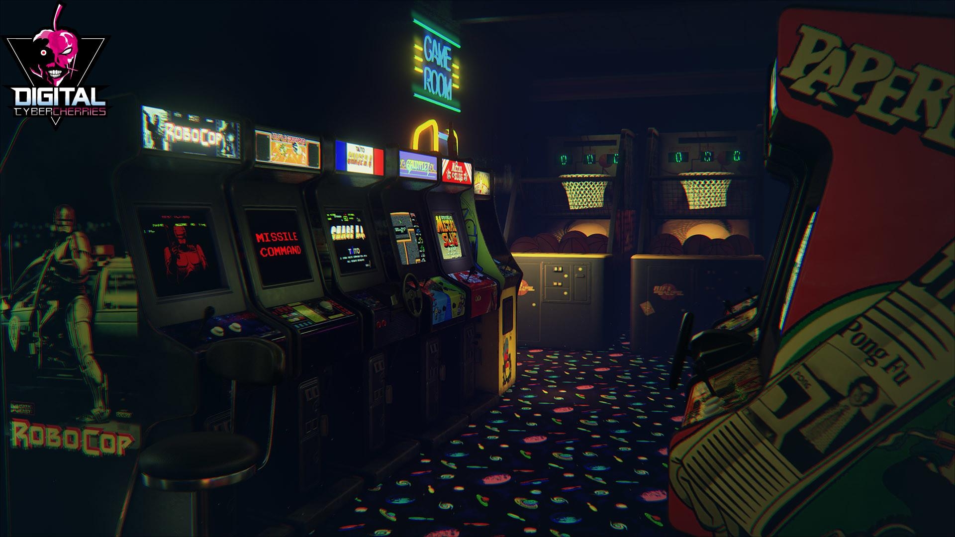 1920x1080 Retro Arcade Wallpaper, Desktop