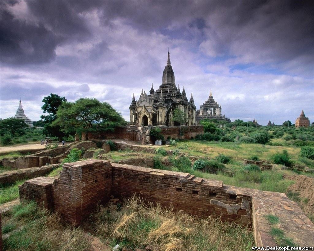 1030x820 Desktop Wallpaper Natural Background Bagan, Myanmar, Desktop