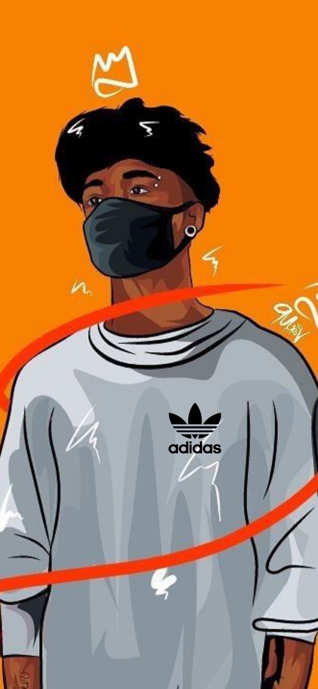 1080x2340 Adidas iPhone Wallpaper { 4k & HD }, Phone