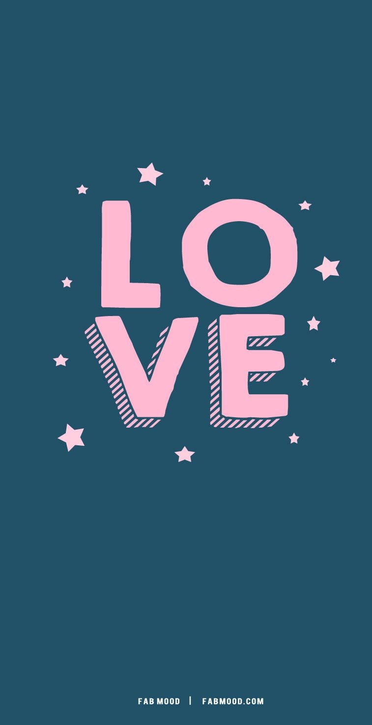 760x1480 Cute & Colourful Valentine's Wallpaper, Phone