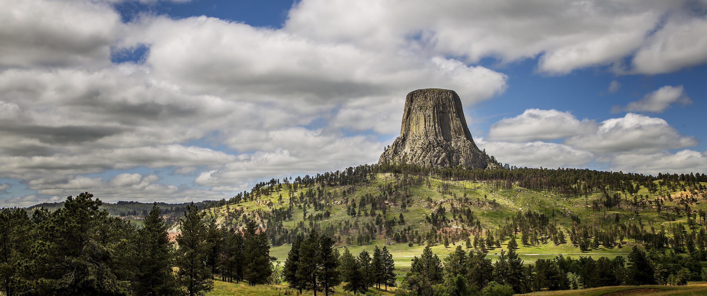 3000x1260 Devils Tower Wallpaper and Background Image, Dual Screen