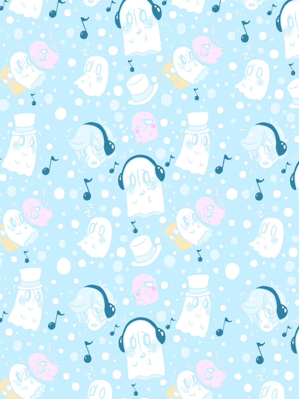 1200x1600 Little Napstablook wallpaper for my phone :P. Undertale/ Deltarune, Phone