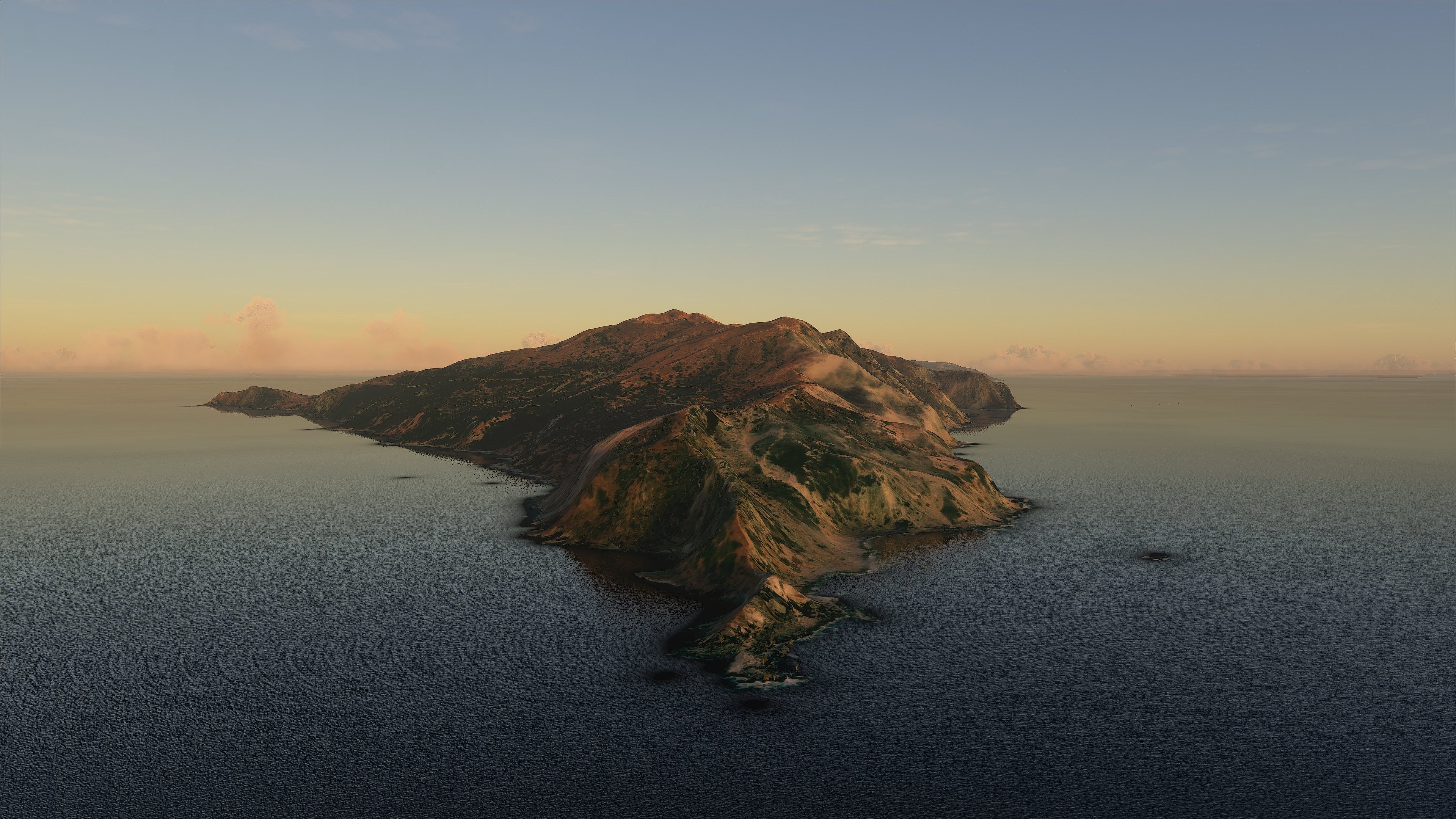 3840x2160 patrick tomasso. Catalina wallpaper recreated in #FlightSimulator2020. (no edits / 4K ultra screen grab with max terrain detail), Desktop