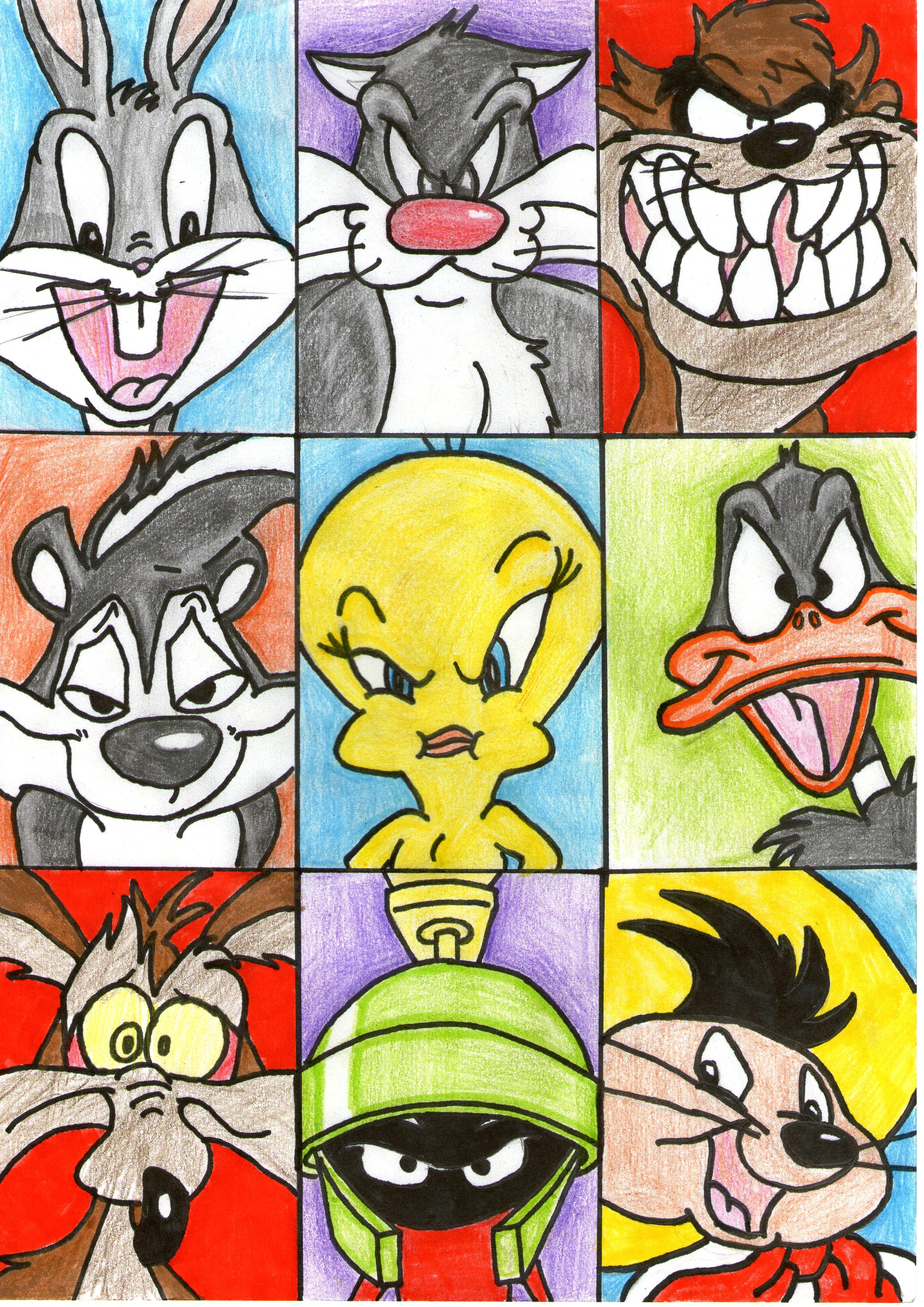 2490x3510 looney tunes drawings easy, Phone