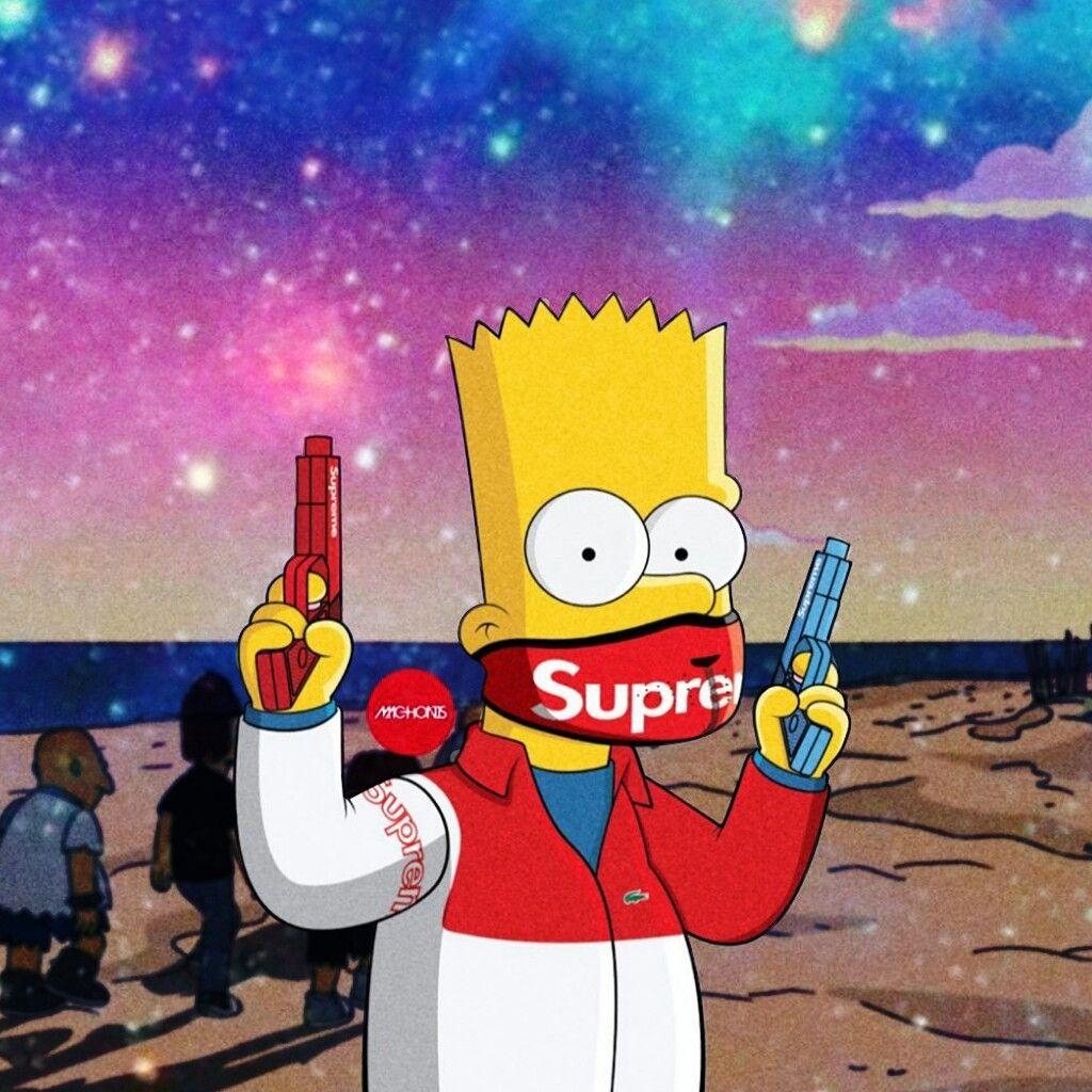 1030x1030 Trend Suprime Supreme Wallpaper HD Simpson Wallpaper iPhone, Phone