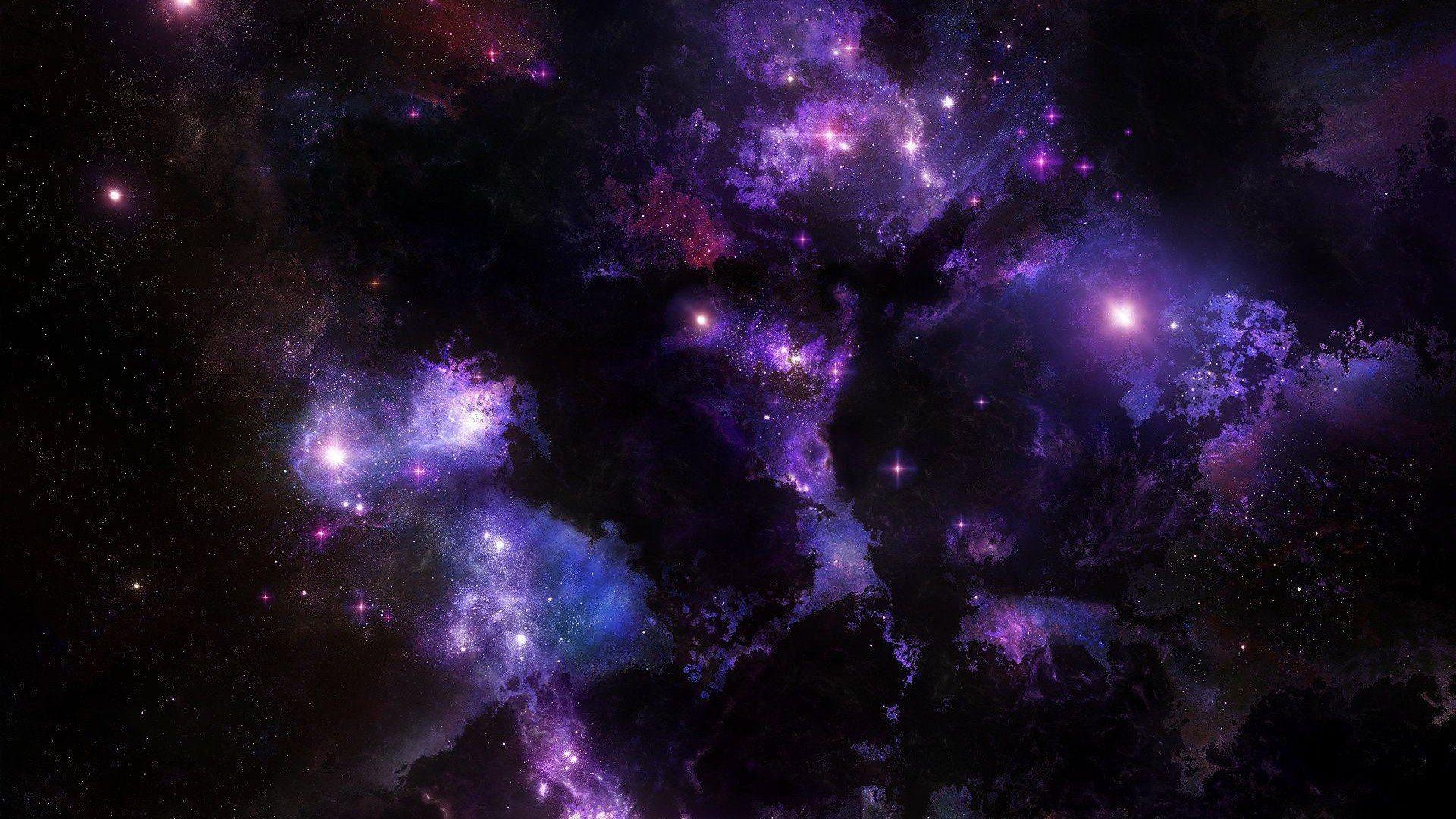 1920x1080 Purple Space 586118, Desktop