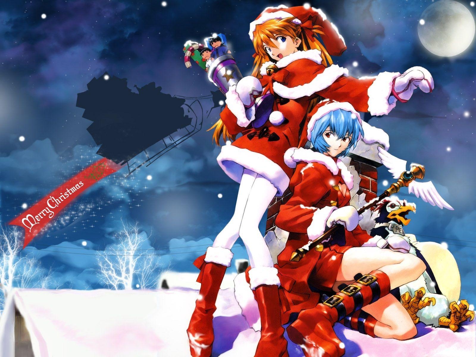 1600x1200 christmas anime wallpaper 2017, Desktop