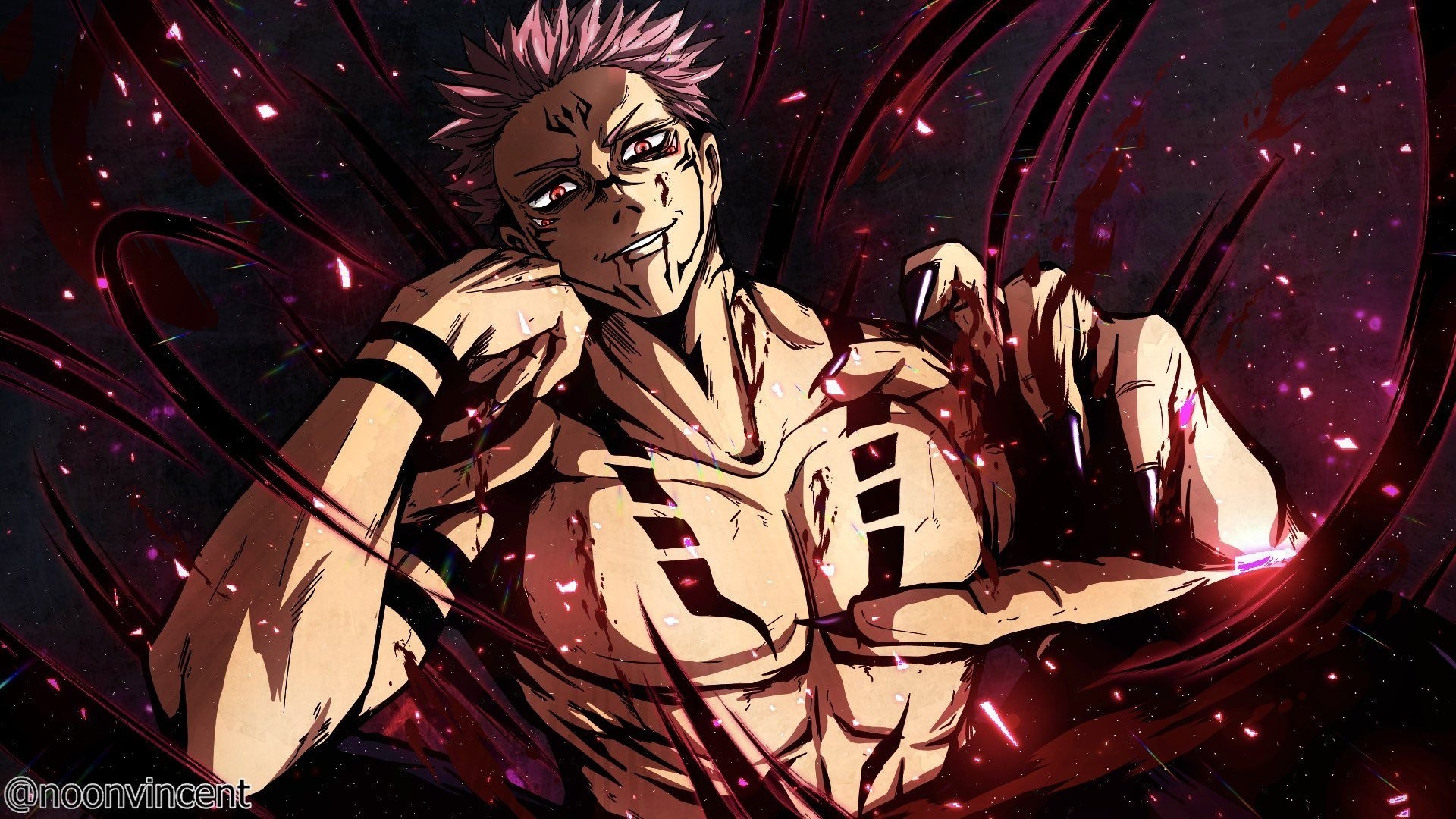 1920x1080 Ryomen Sukuna Jujutsu Kaisen Wallpaper, Desktop