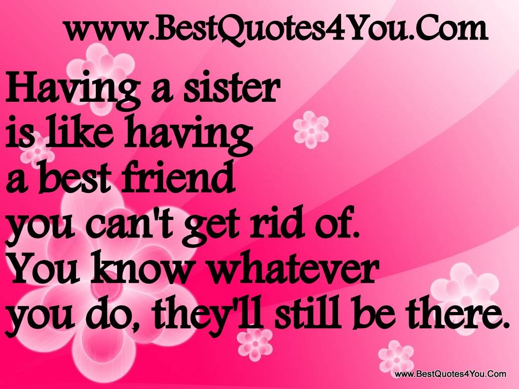 1030x770 Sister Friend Quotes Having A Sister Is Like Having Thought About Sister, Desktop