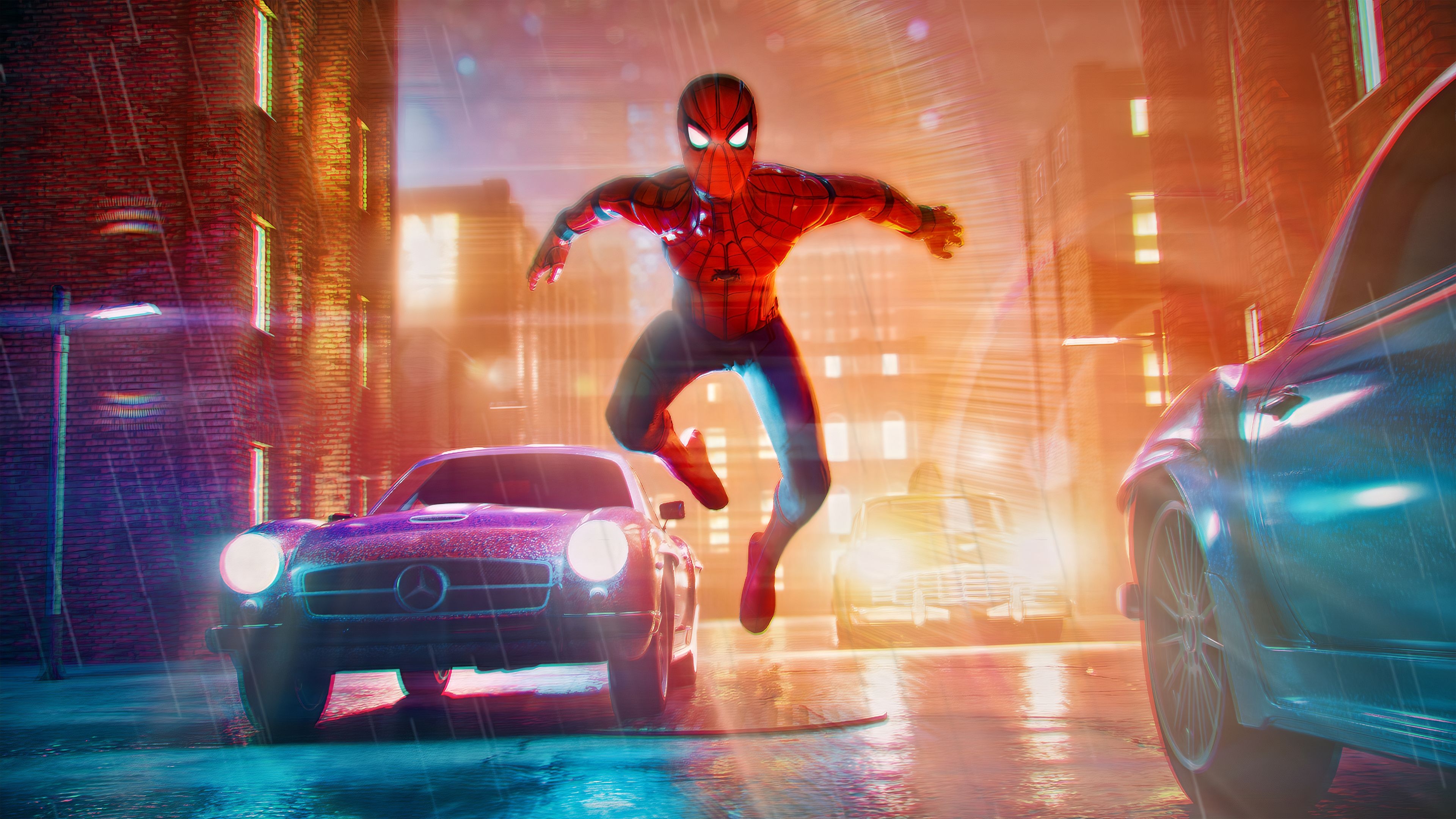 3840x2160 Spiderman In Spider Verse 4k, HD Superheroes, 4k Wallpaper, Image, Background, Photo and Picture, Desktop