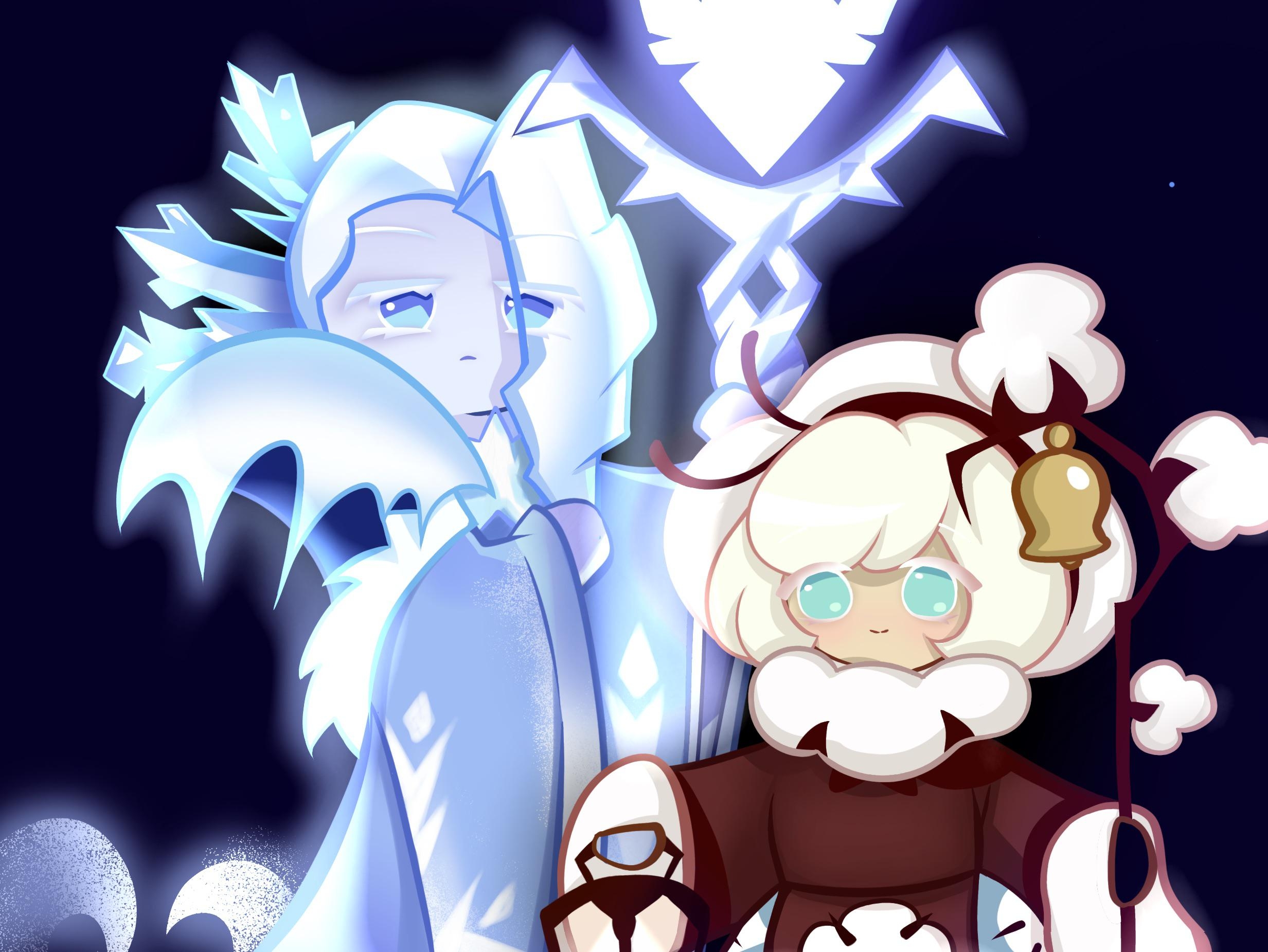 2470x1860 frost queen and cotton cookie :) (Art by Me), Desktop