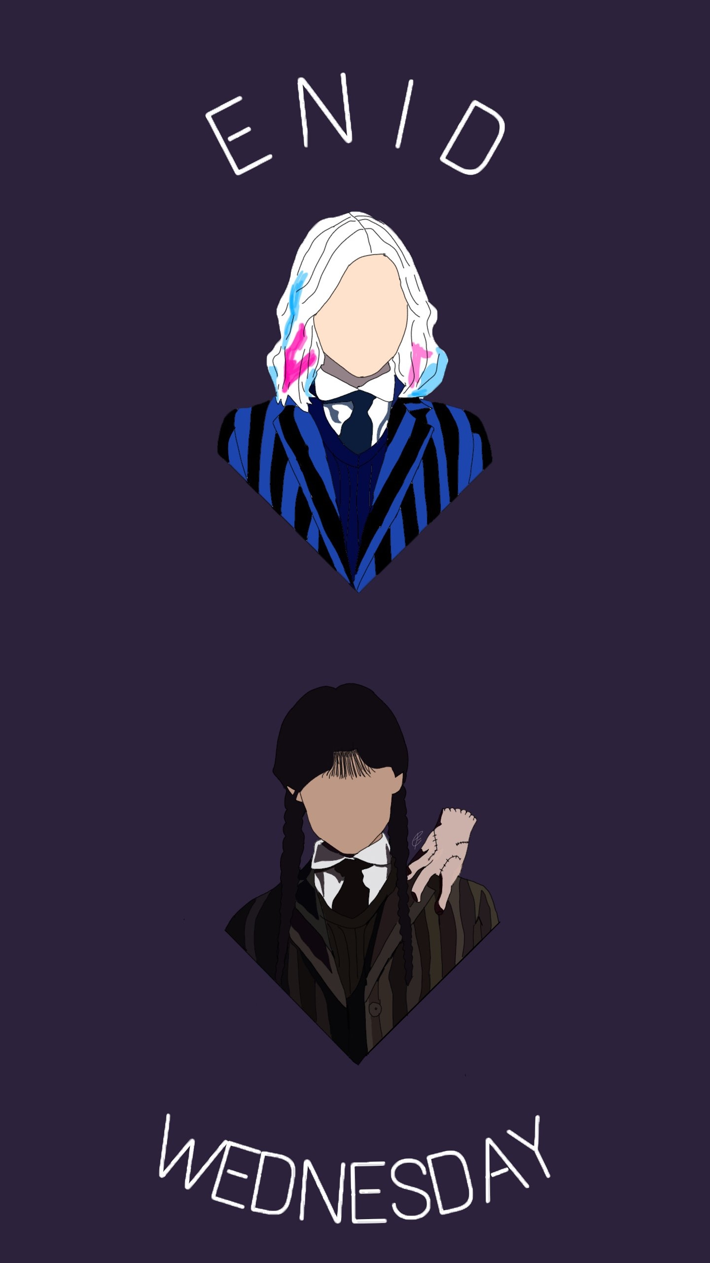 1440x2560 Wednesday Addams Phone Wallpaper, Phone