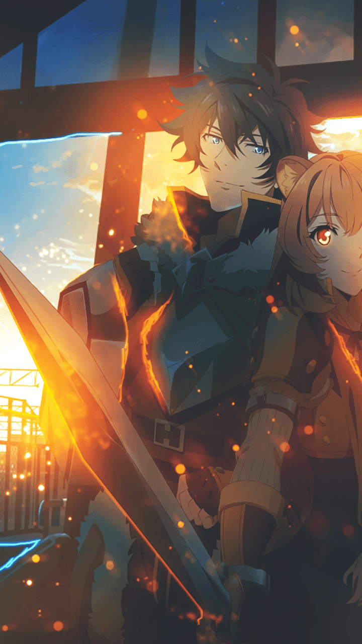 720x1280 Download  Iwatani Naofumi, Raphtalia, Anime Couple, Cute, Phone