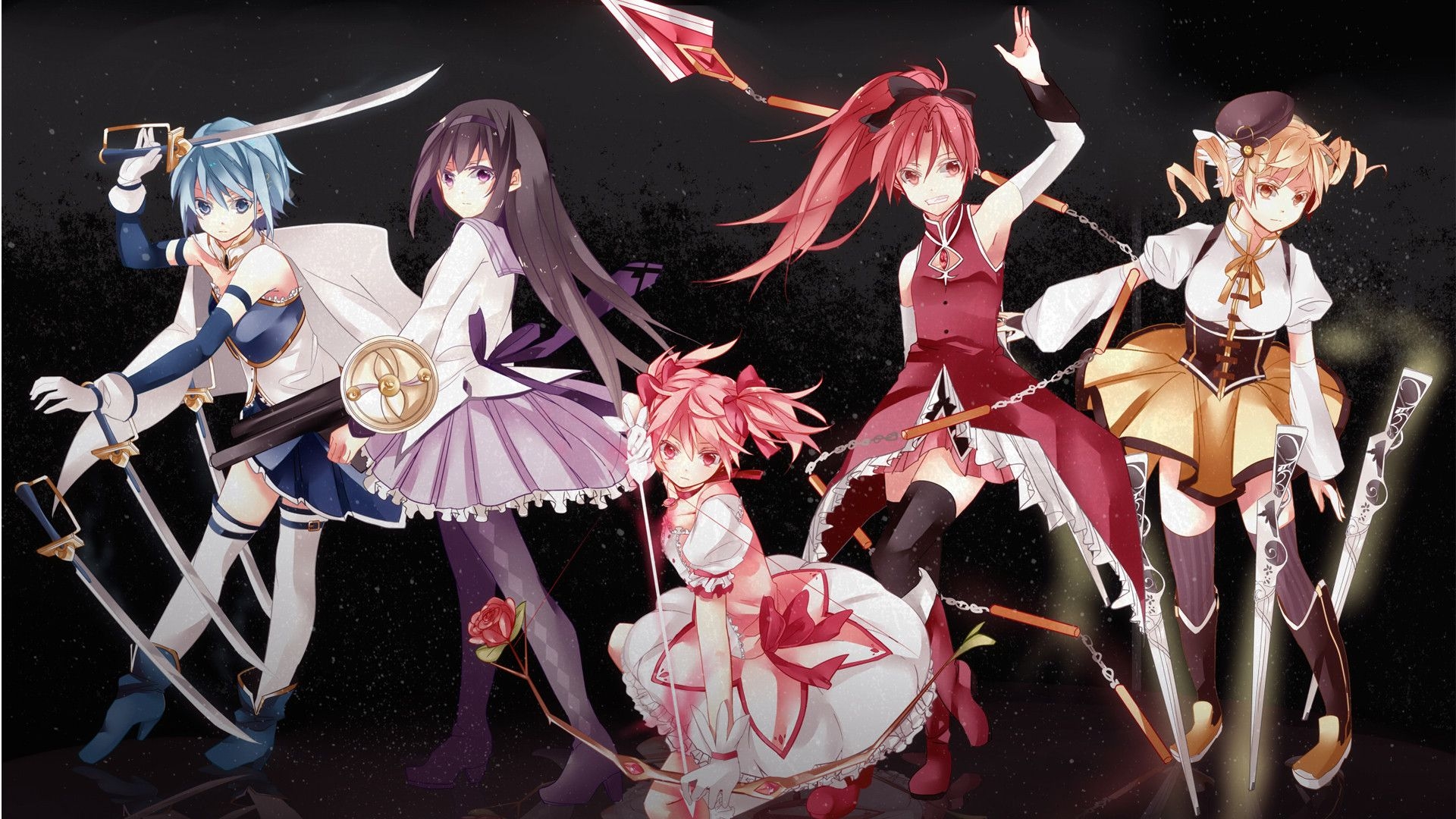 1920x1080 Download wallpaper from anime Puella Magi Madoka Magica with tags, Desktop