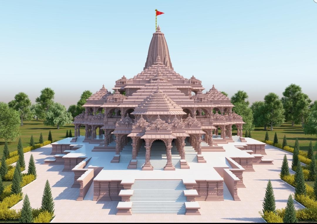 1080x770 PHOTOS Beautiful illustrations that prove Ayodhya's Ram Mandir will be a splendid example of craftsmanship, Desktop