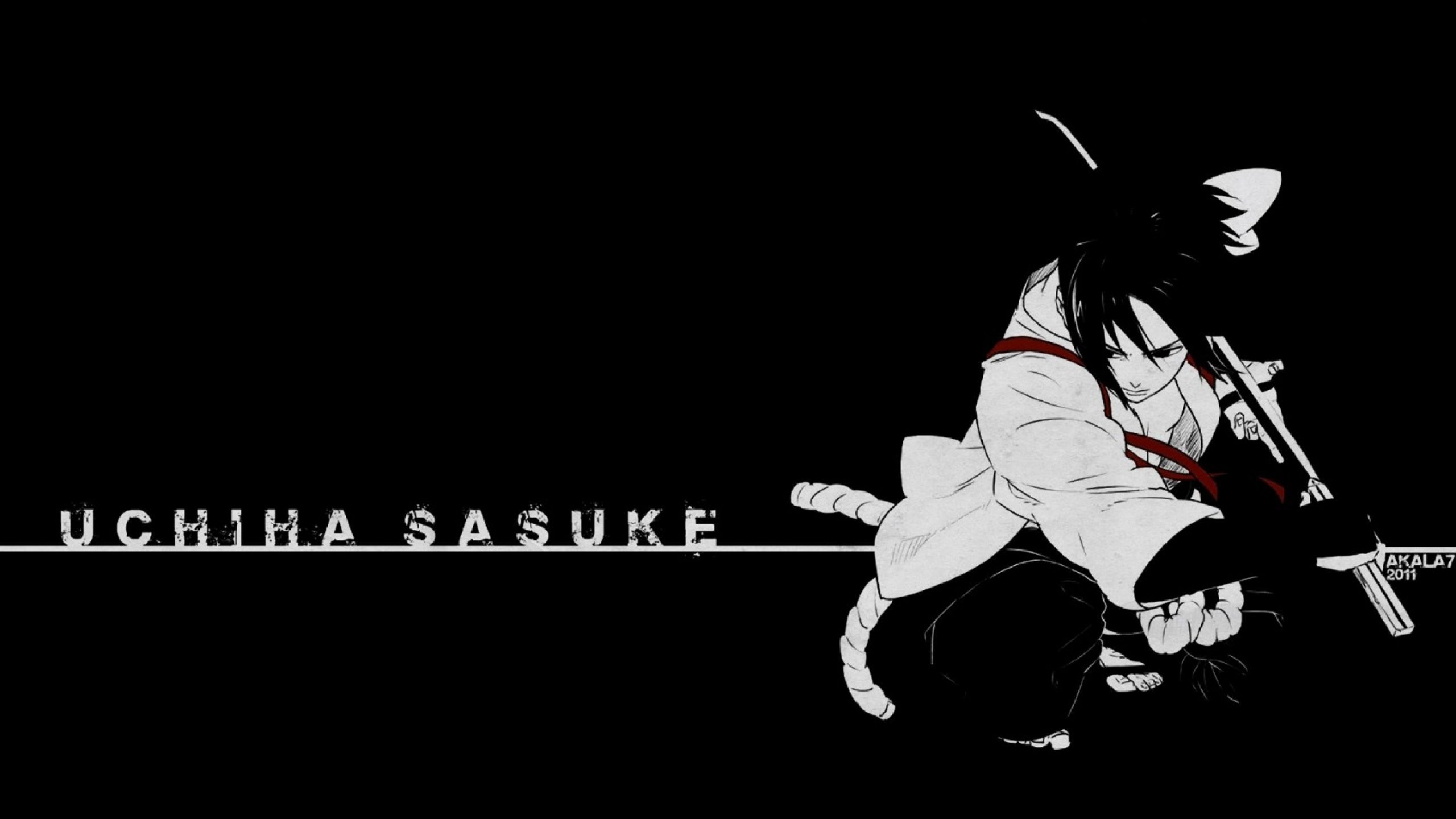 2560x1440 Computer Sasuke Wallpaper, Desktop