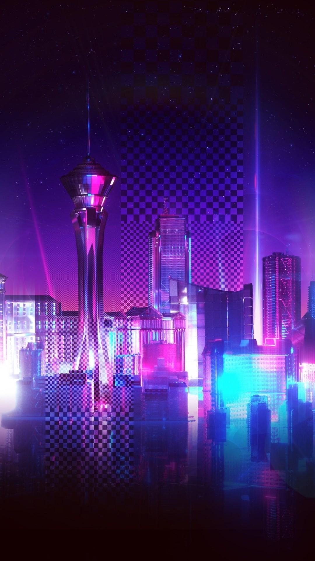 1080x1920 Neon Purple iPhone Wallpaper Free Neon Purple iPhone Background, Phone