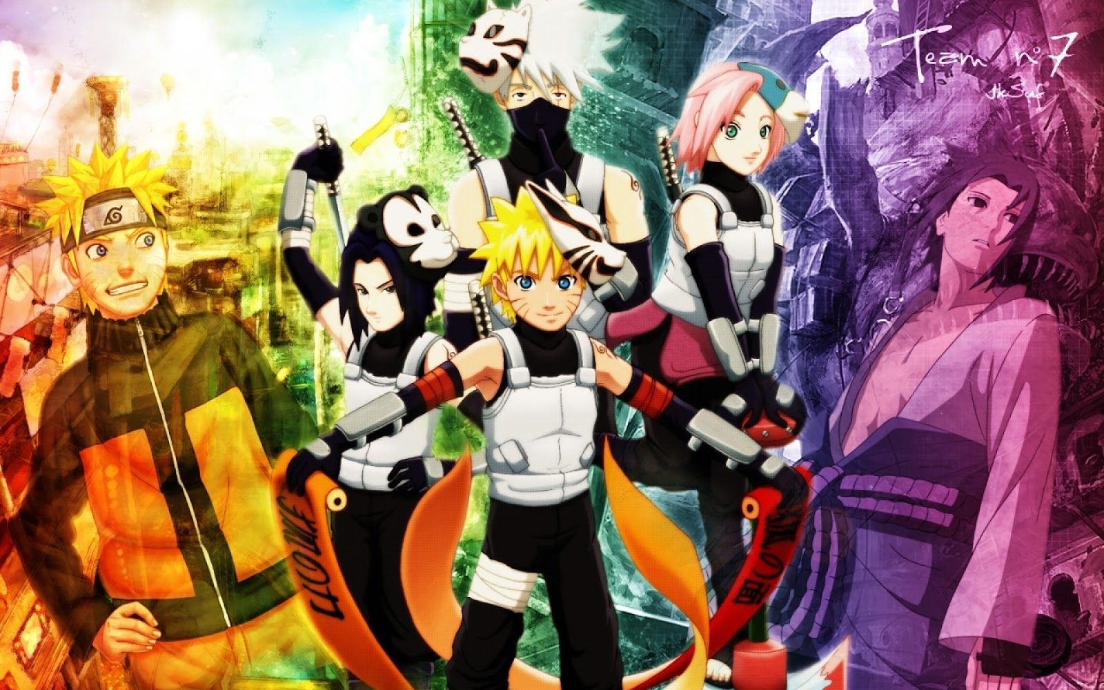 1600x1000 Team 7 Naruto Shippuden Wallpaper Free Team 7 Naruto Shippuden Background, Desktop