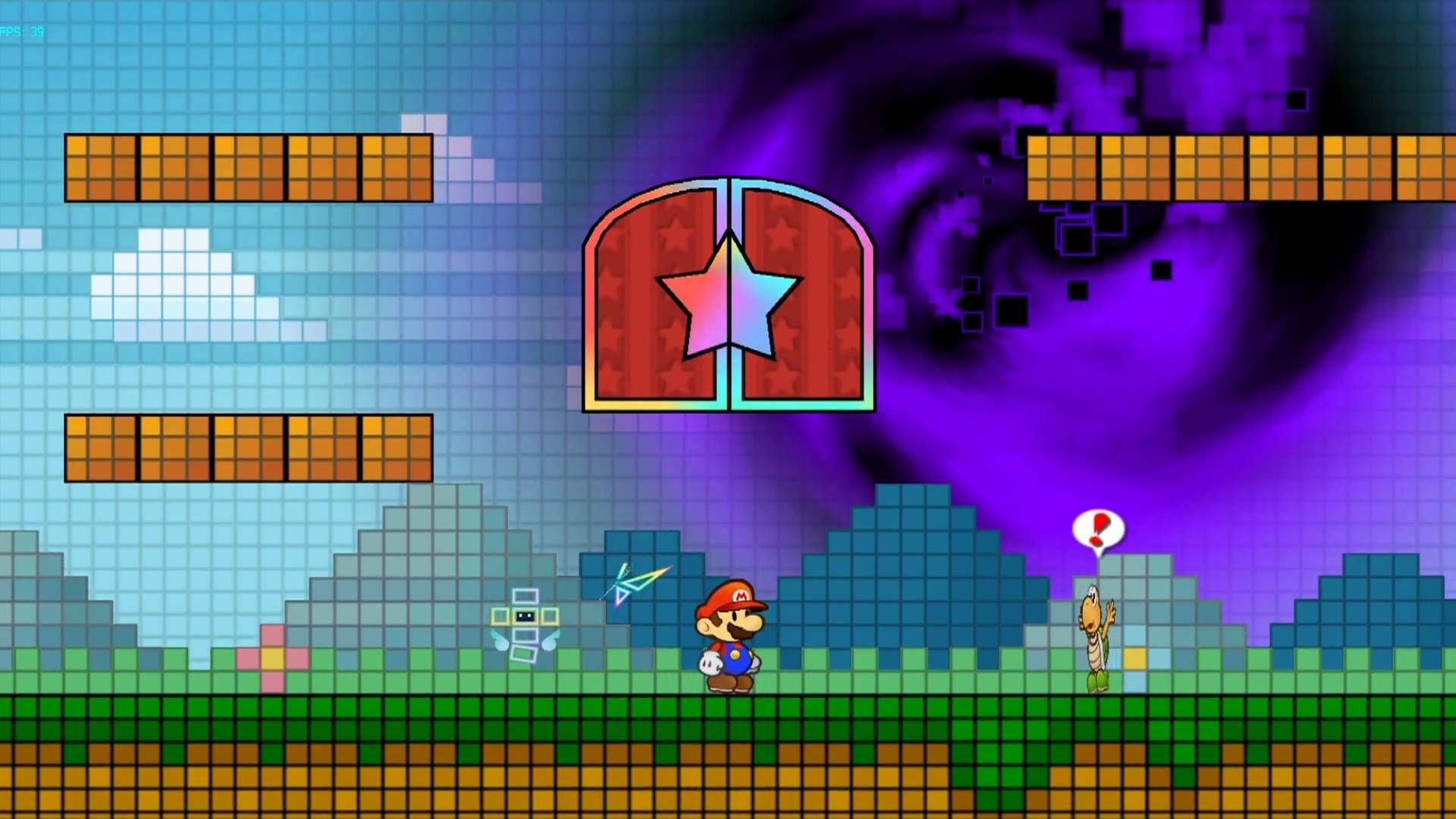 1920x1080 Super Paper Mario On Dolphin Wii GC Emulator (1080p HD) Full Speed, Desktop