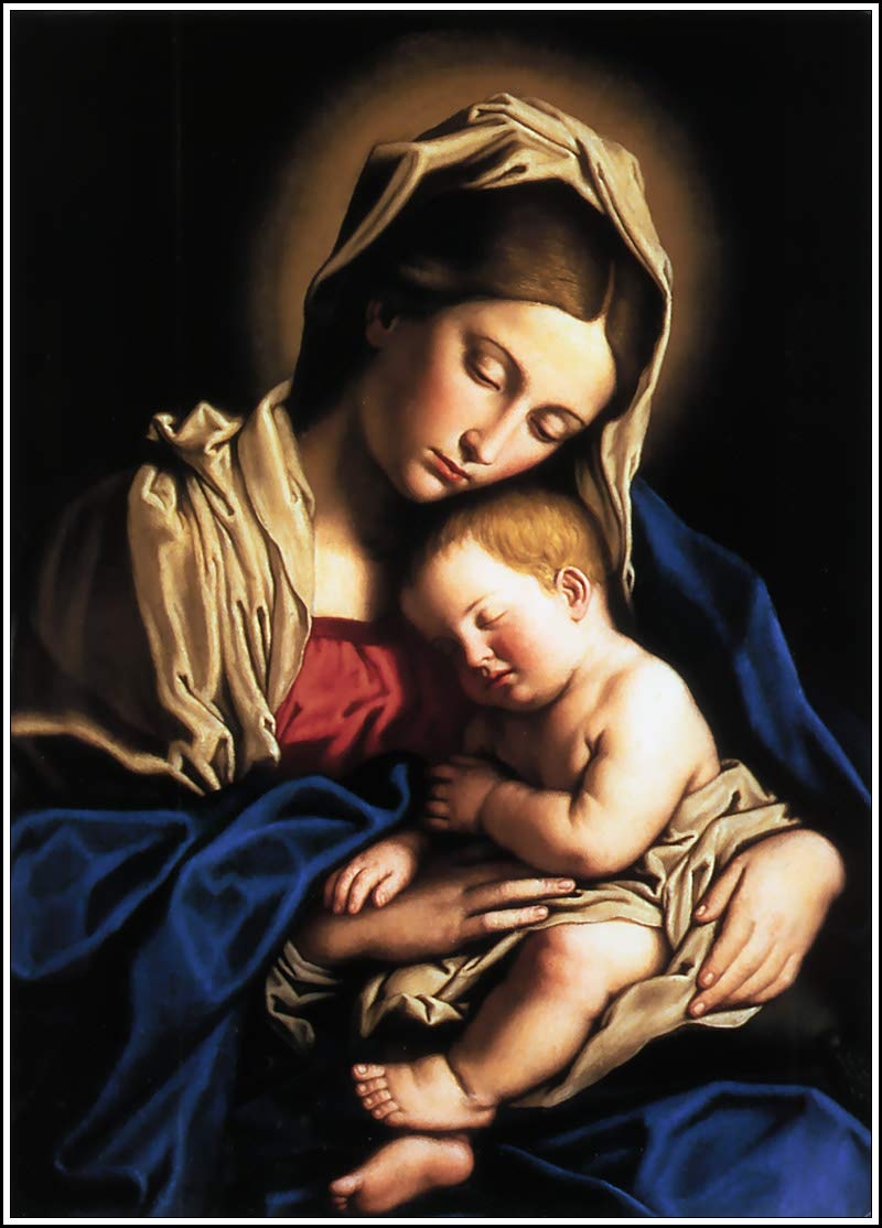 800x1120 ConversationPrints VIRGIN MARY BABY JESUS GLOSSY POSTER PICTURE PHOTO christianity religion god: Prints: Posters & Prints, Phone