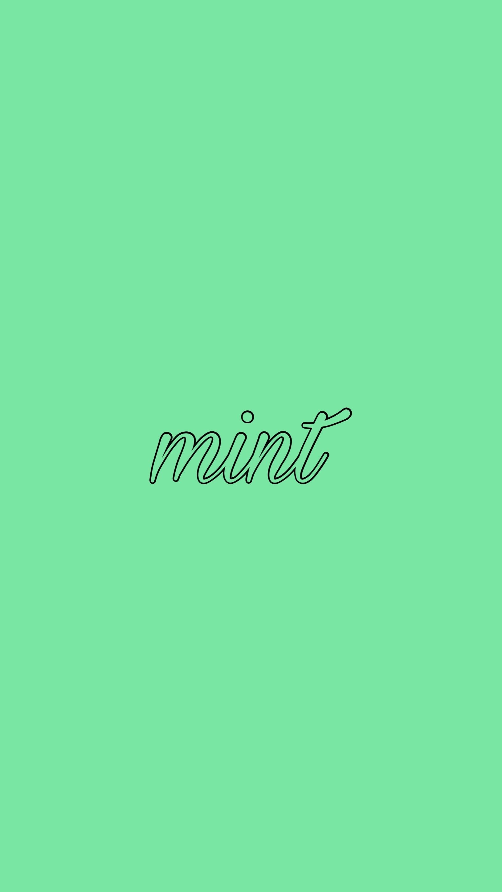 1630x2900 Wallpaper Mint Green Minty Minty Greeeeen. Quote aesthetic, Green, Phone