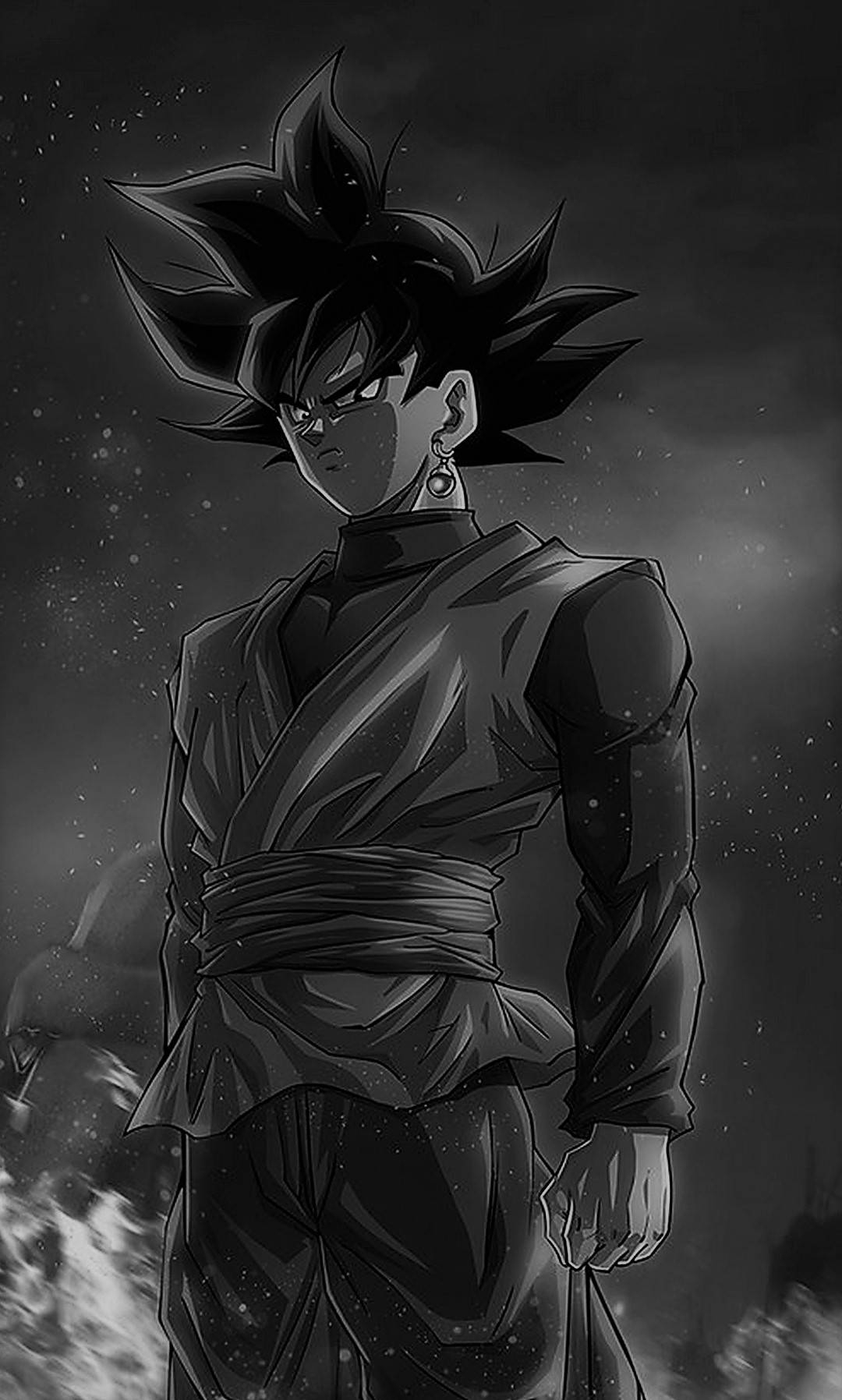 1080x1800 Goku Black And White HD Wallpaper, Phone