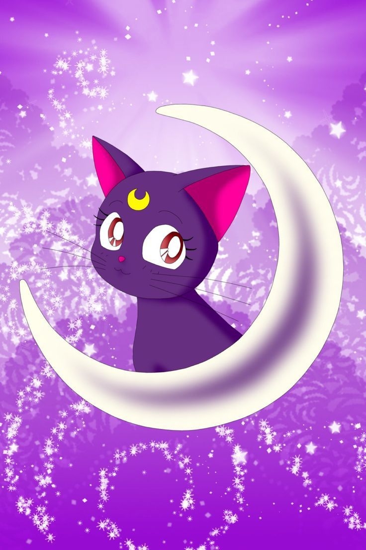 740x1110 Sailor Moon Cat Wallpaper, Phone