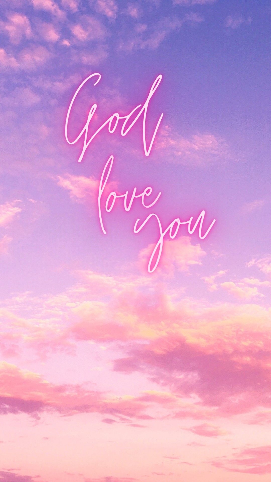 1080x1920 Neon pink God love you wallpaper. Wallpaper, God loves you, Neon signs, Phone