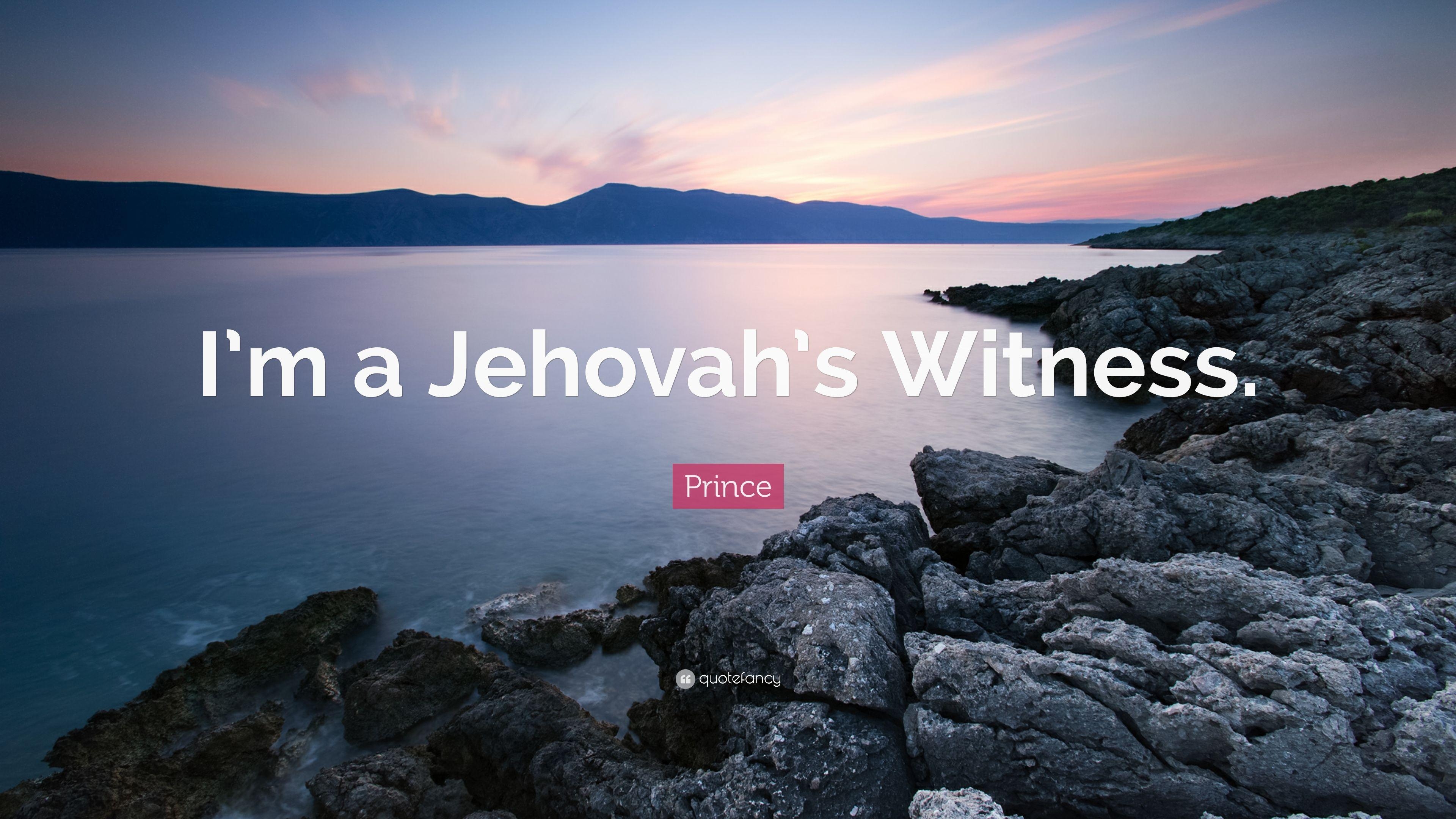 3840x2160 Prince Quote: “I'm a Jehovah's Witness.” (12 wallpaper), Desktop