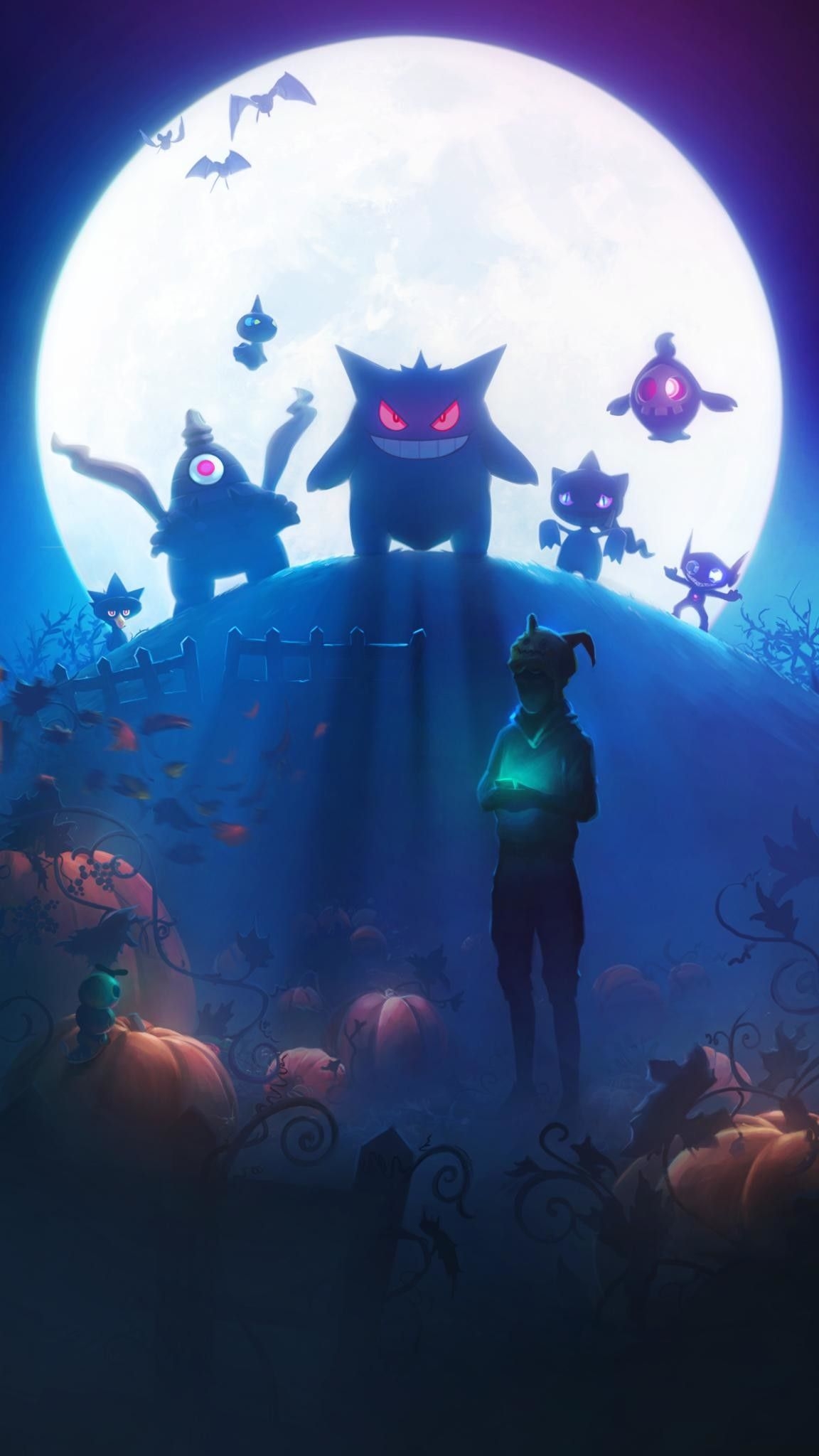 1160x2050 Halloween Pokémon Go Wallpaper Free Halloween Pokémon Go Background, Phone