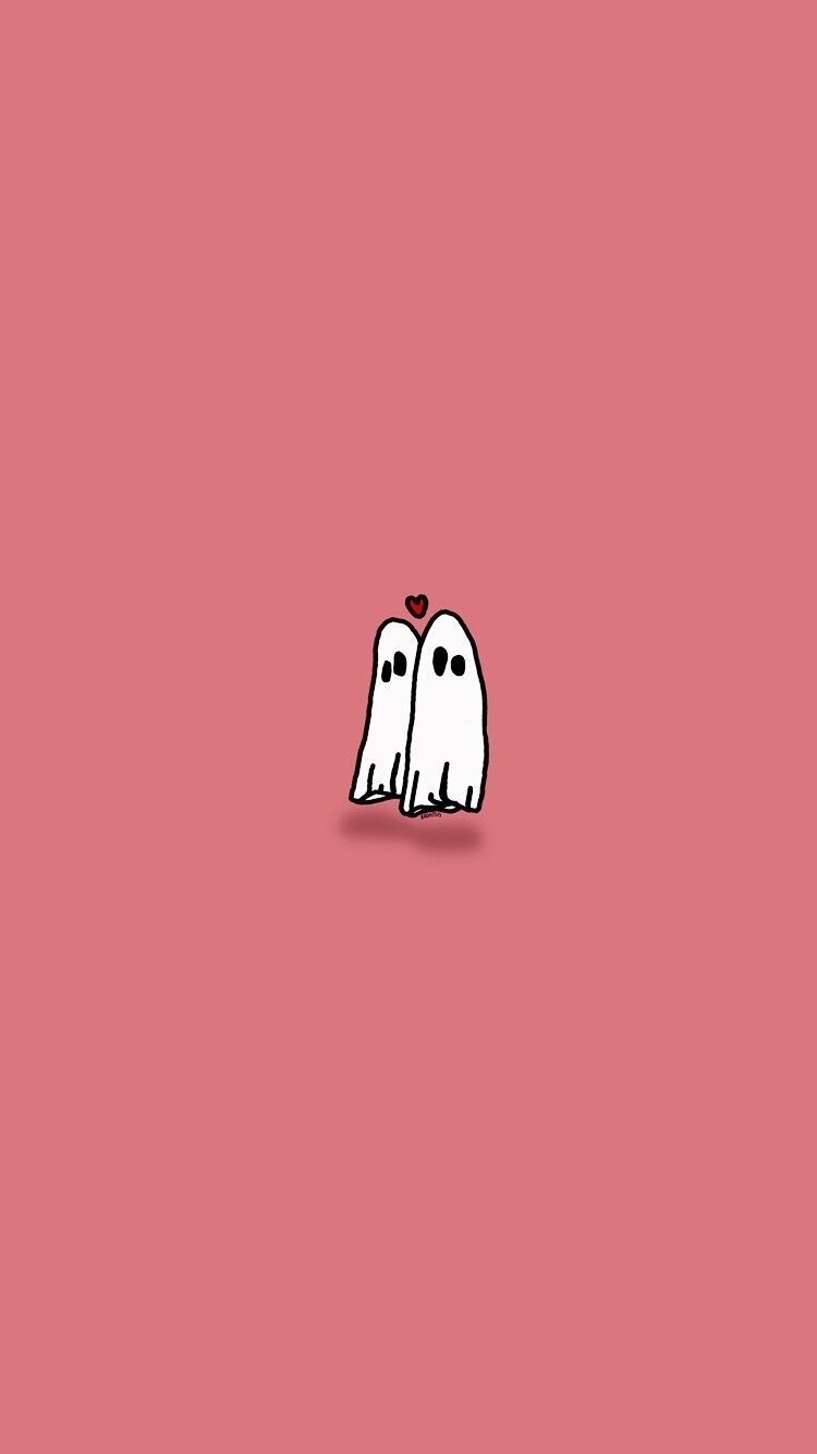 750x1340 Latest Aesthetic Cute Ghost Wallpaper, Phone