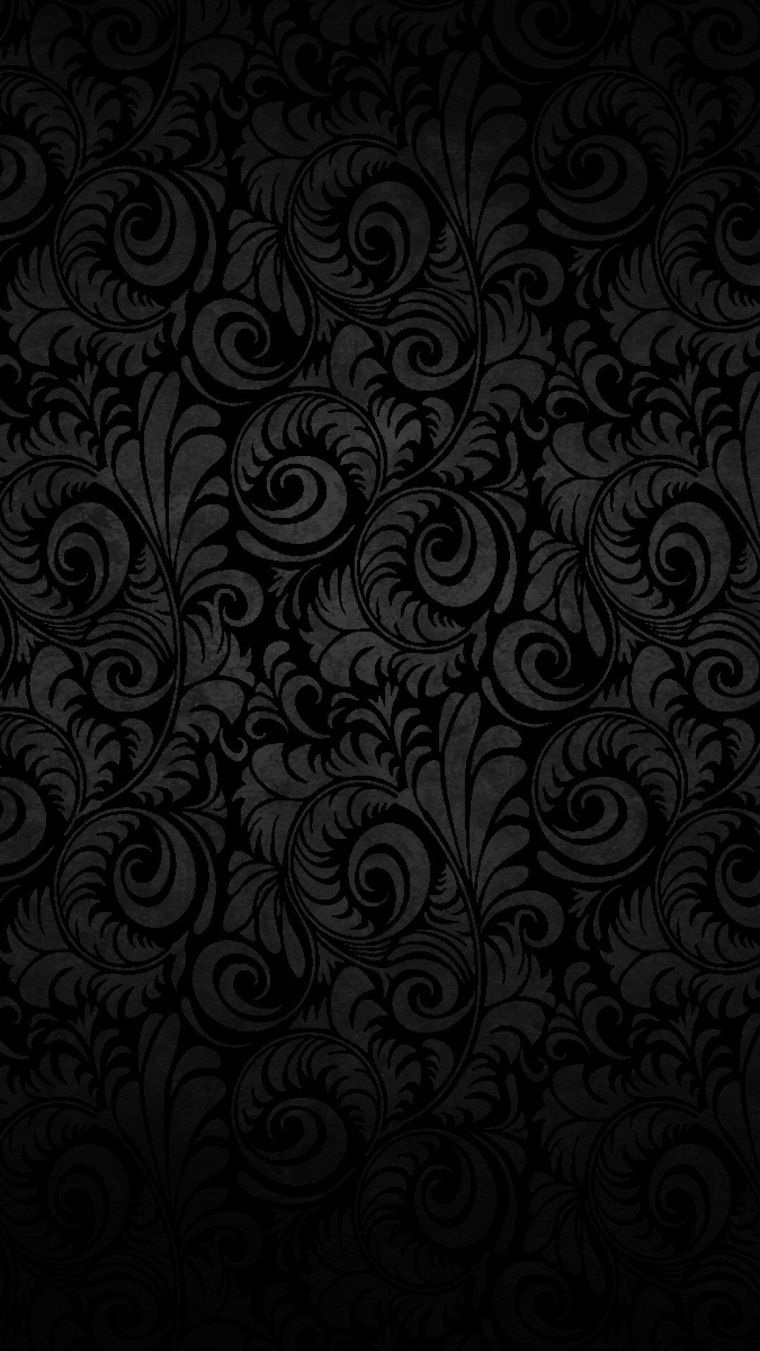 1080x1920 Plain Black Wallpaper Android, Phone