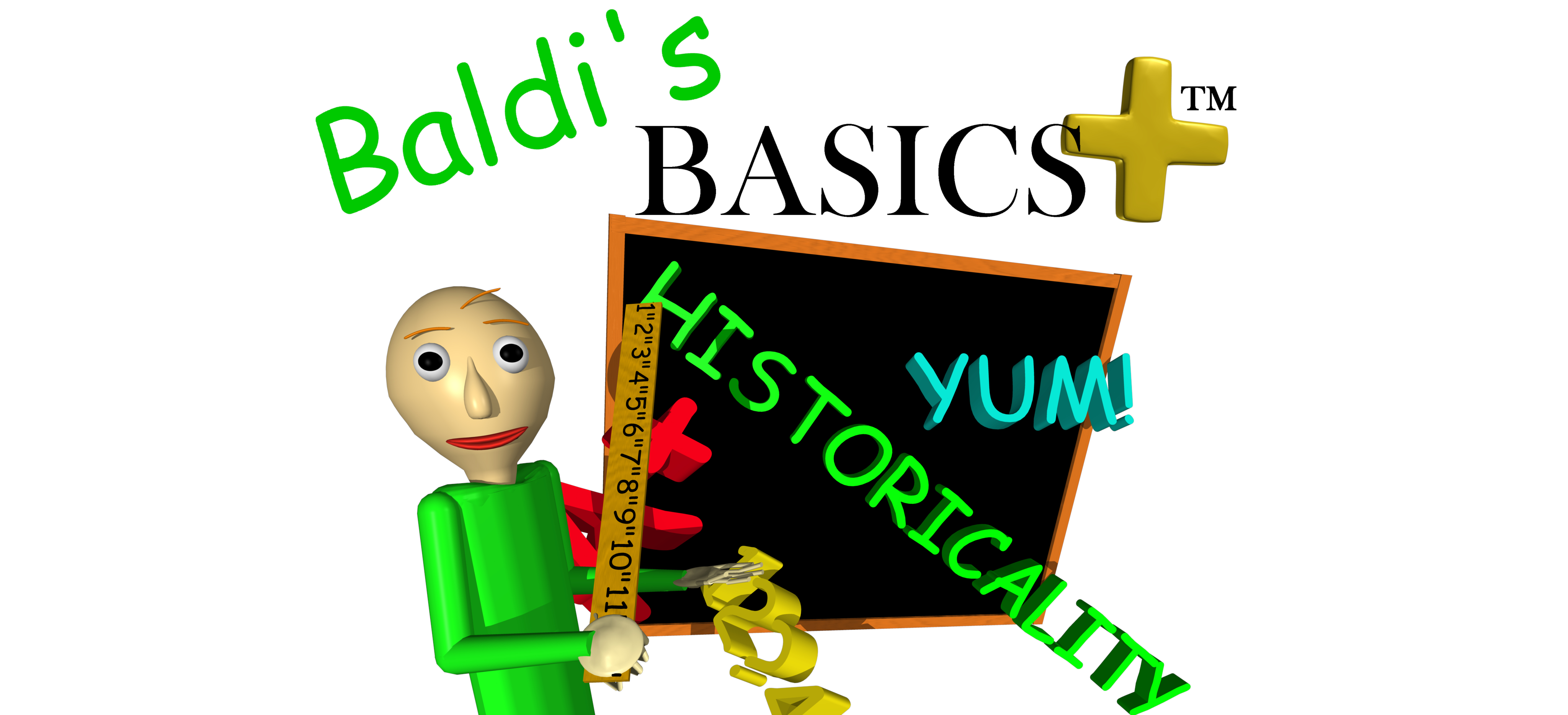 4100x1870 Baldi's Basics Trip demo: Camping, Dual Screen